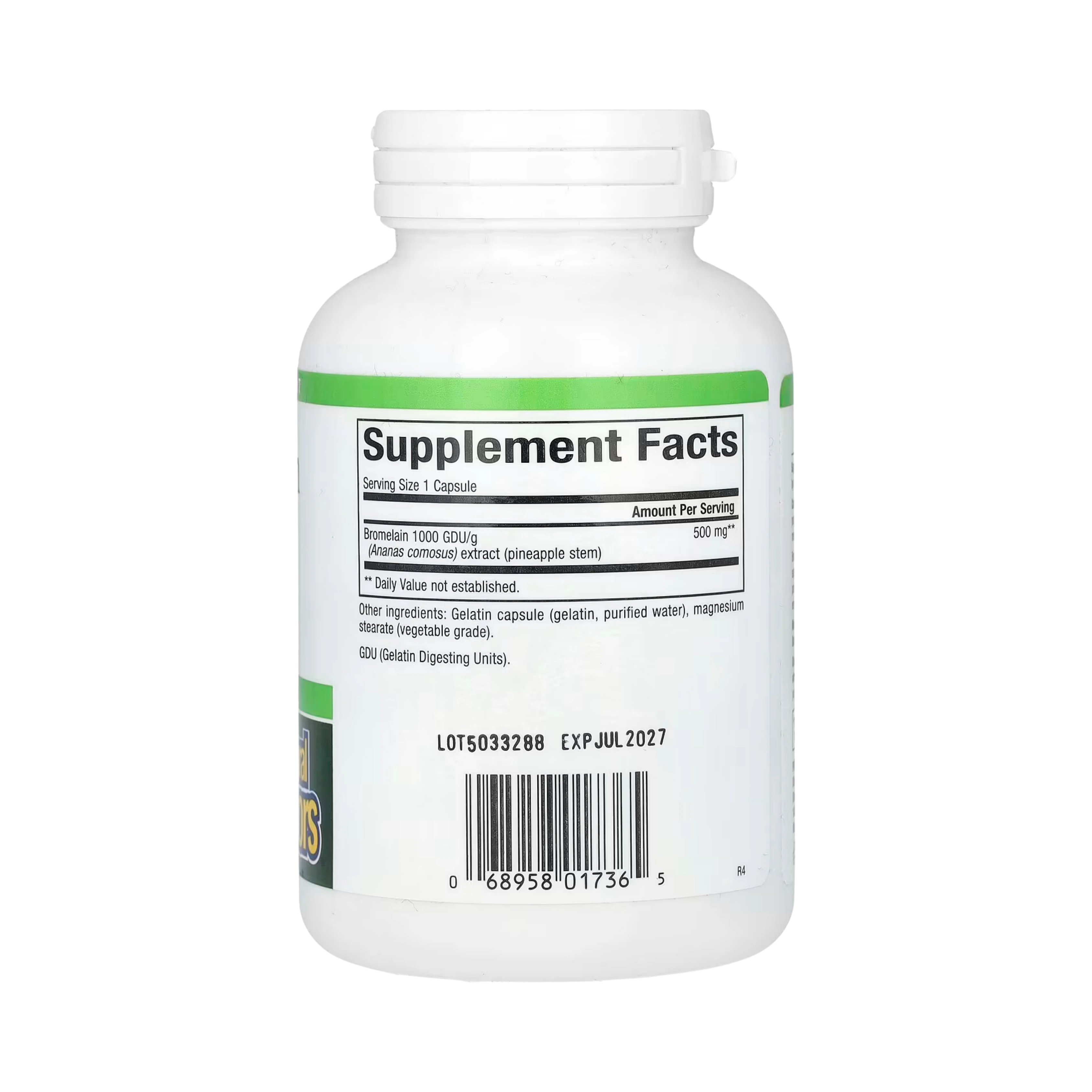 Natural Factors, Bromelain, 500 Mg, 180 Capsules