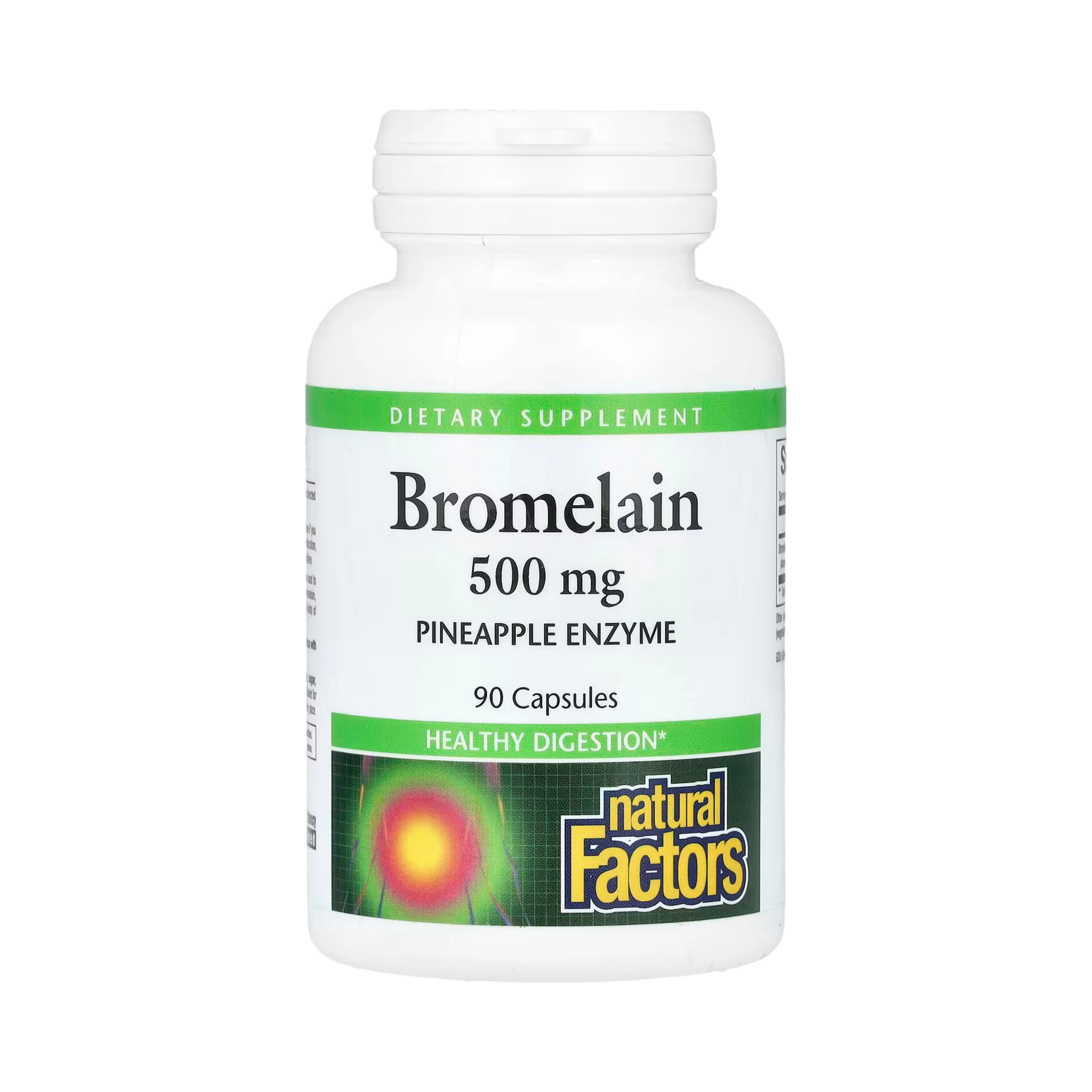 Natural Factors, Bromelain, 500 Mg, 90 Capsules