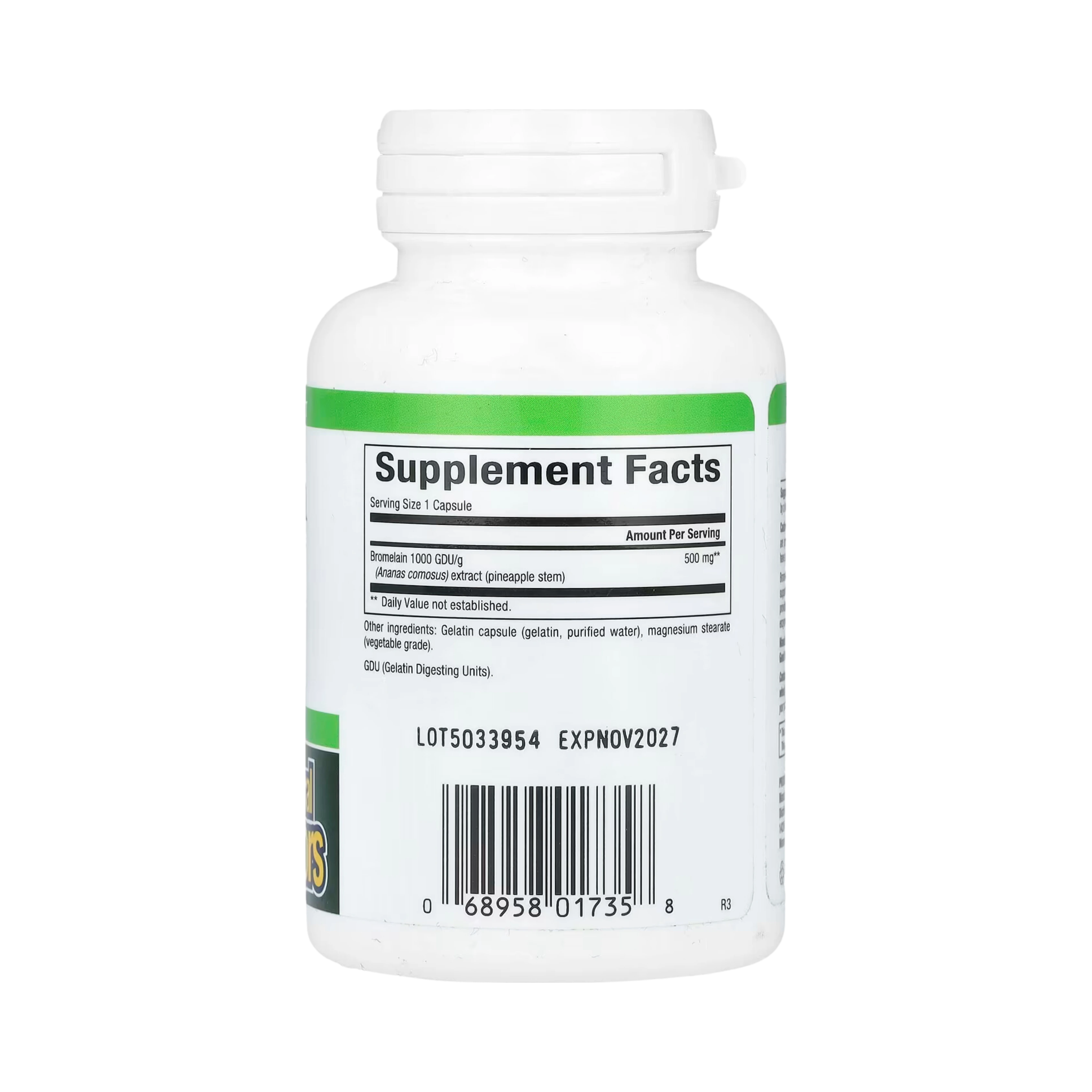 Natural Factors, Bromelain, 500 Mg, 90 Capsules