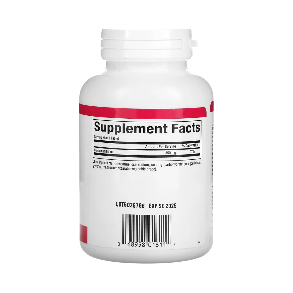 Natural Factors, Calcium Citrate, 350 Mg, 90 Tablets
