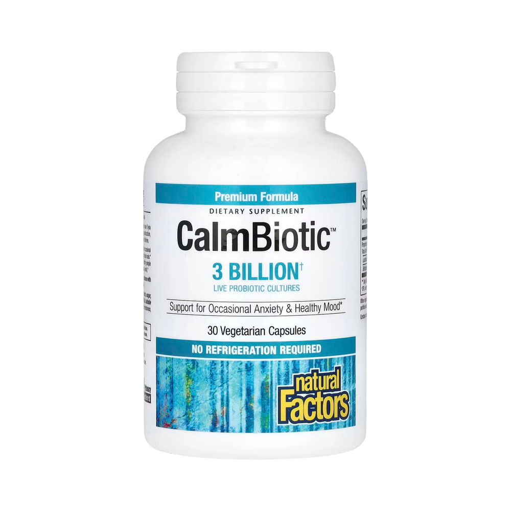 Natural Factors, Calm Biotic, 3 Billion, 30 Vegetarian Capsules