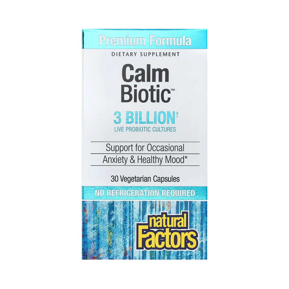 Natural Factors, Calm Biotic, 3 Billion, 30 Vegetarian Capsules