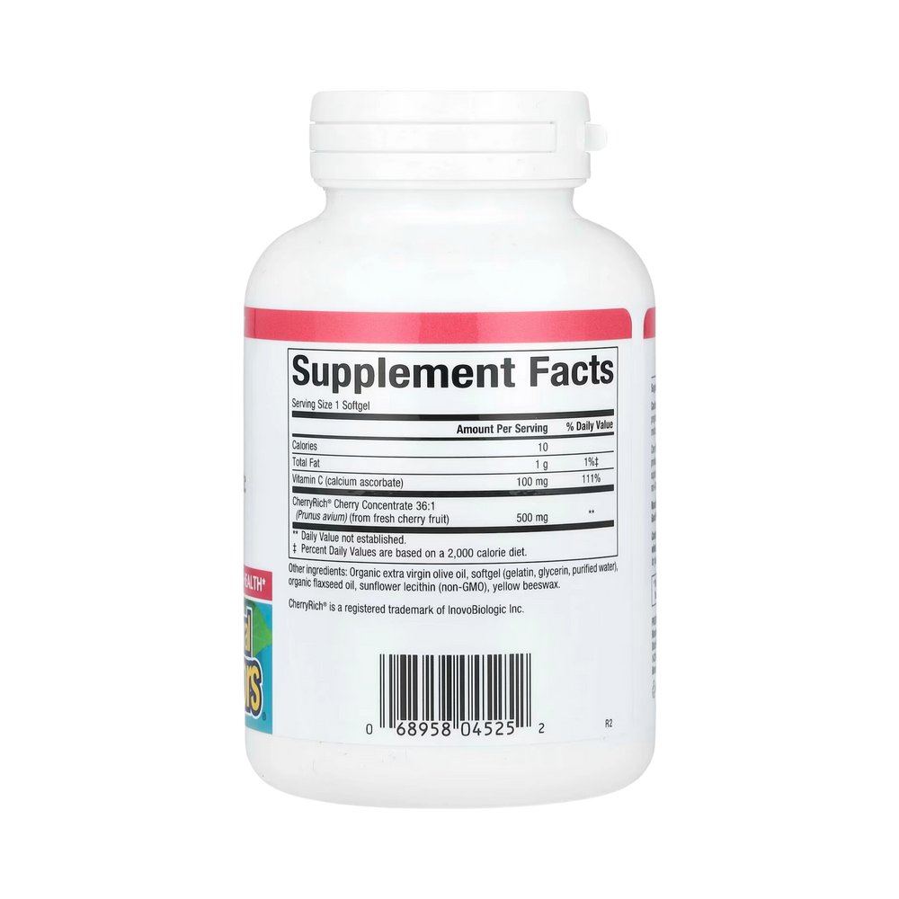 Natural Factors, Cherry Rich, Super Strength Cherry Concentrate, 500 Mg, 90 Softgels