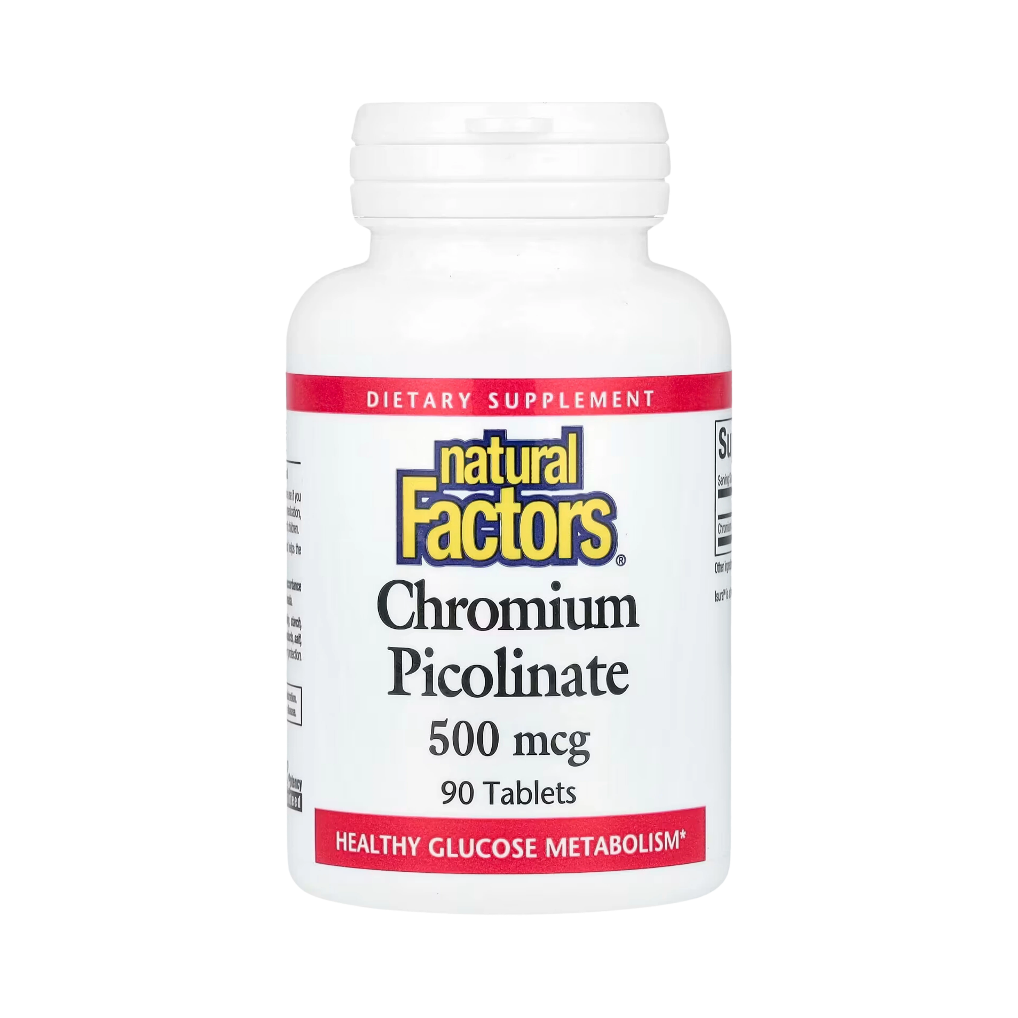 Natural Factors, Chromium Picolinate, 500 Mcg, 90 Tablets