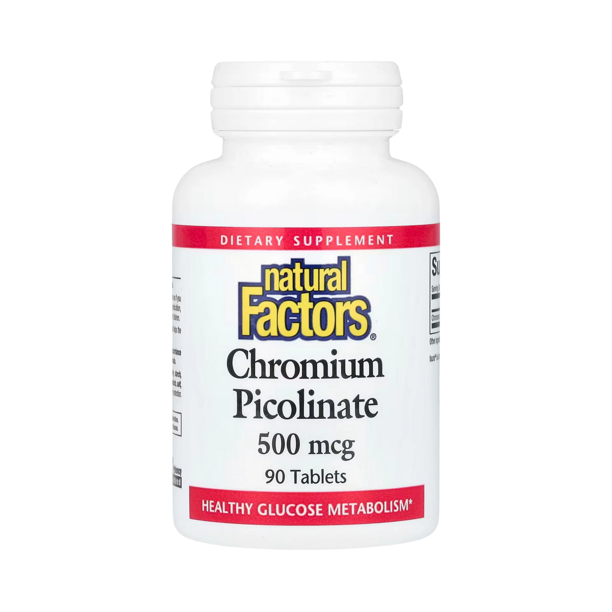 Natural Factors, Chromium Picolinate, 500 Mcg, 90 Tablets