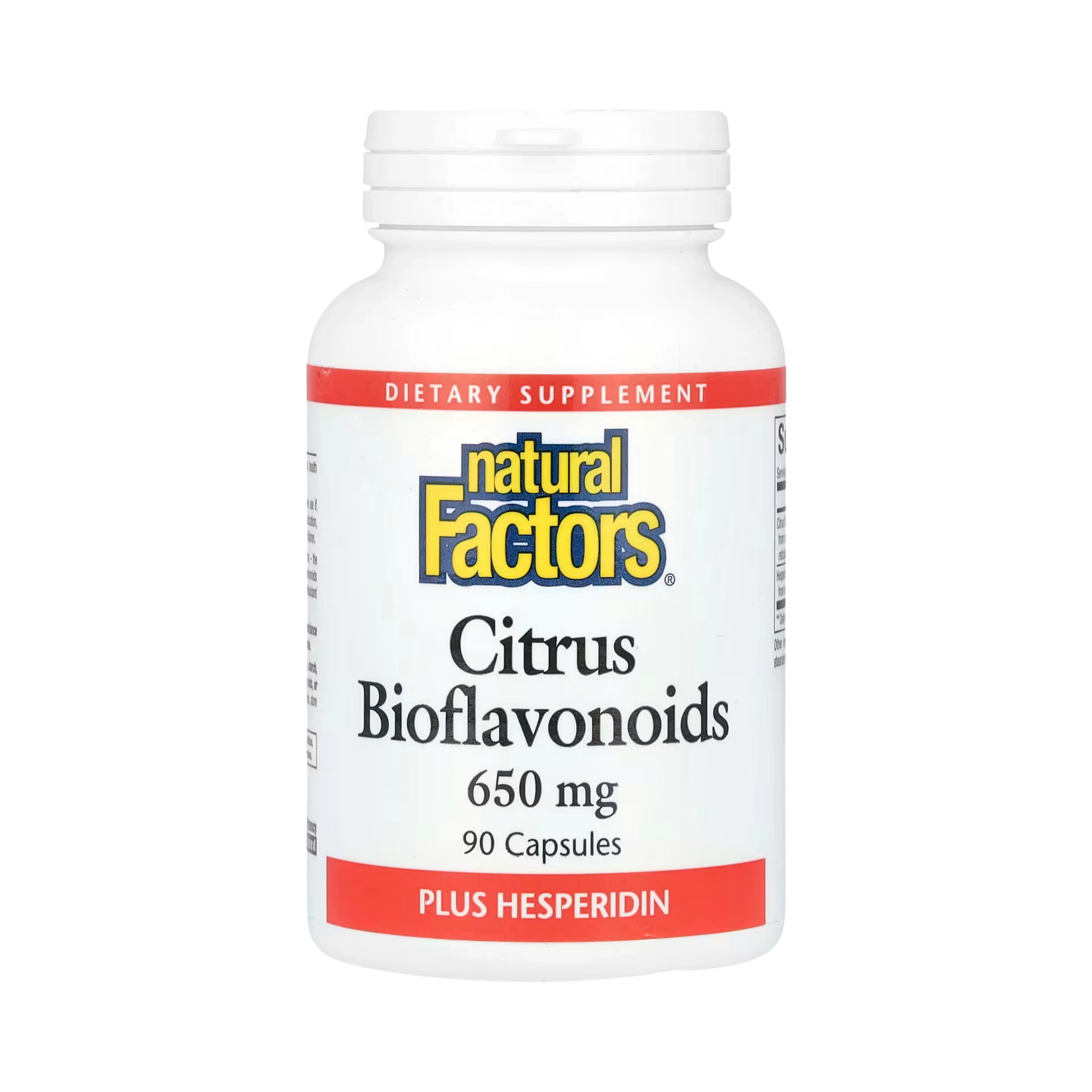 Natural Factors, Citrus Bioflavonoids Plus Hesperidin, 650 Mg, 90 Capsules