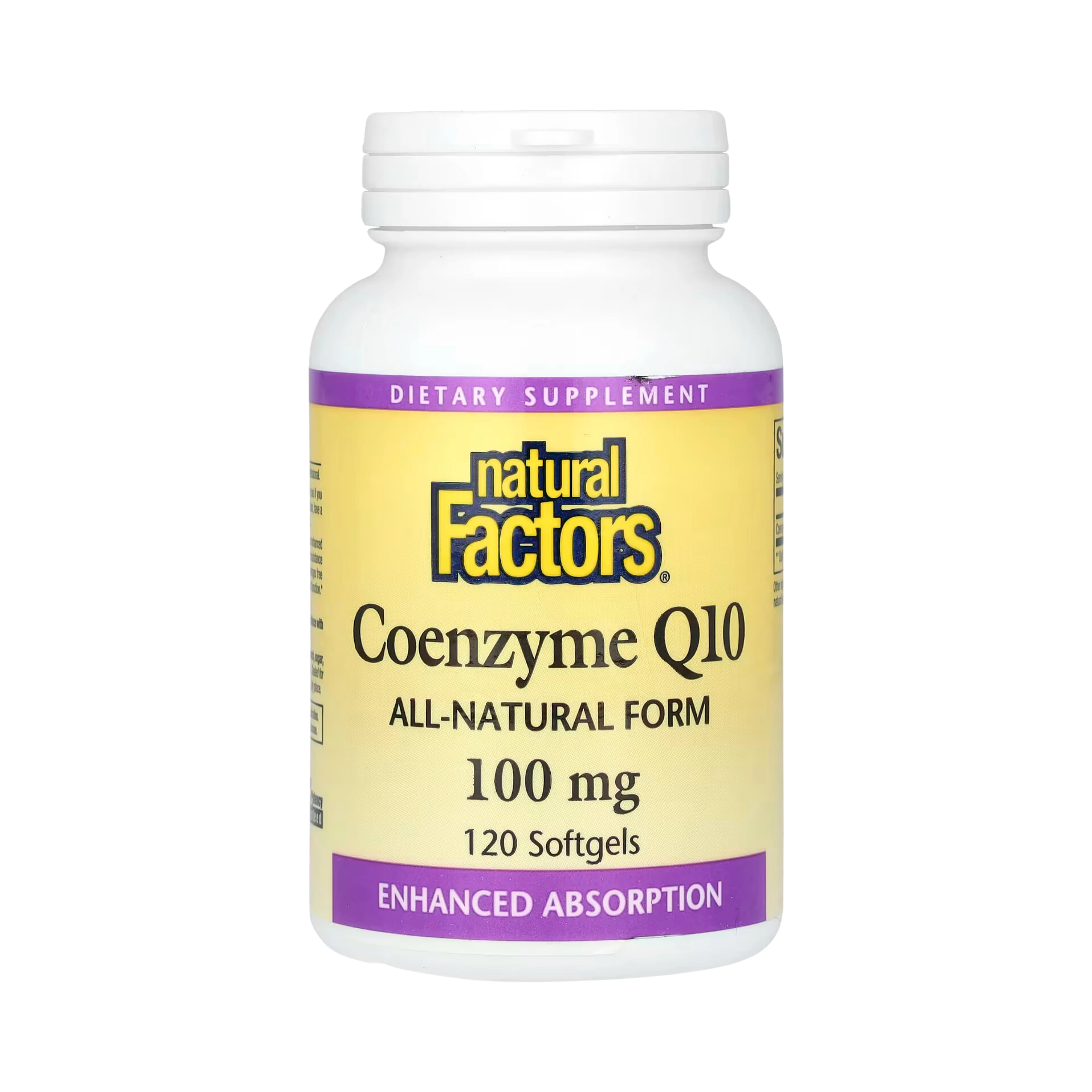 Natural Factors, Coenzyme Q10, 100 Mg, 120 Softgels
