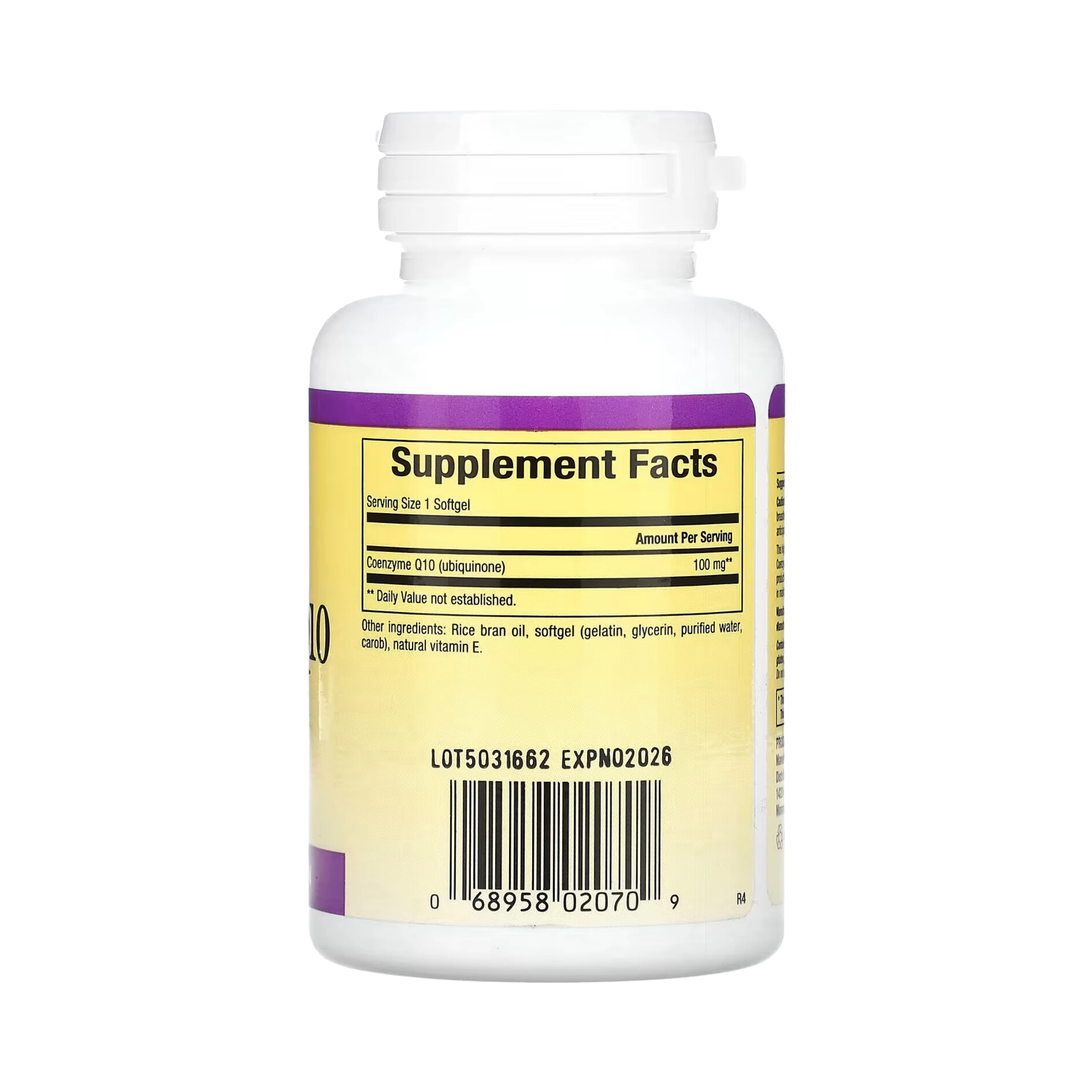 Natural Factors, Coenzyme Q10, 100 Mg, 30 Softgels