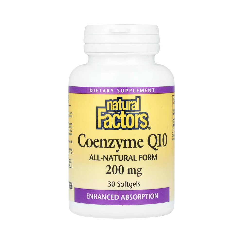 Natural Factors, Coenzyme Q10, 200 Mg, 30 Softgels