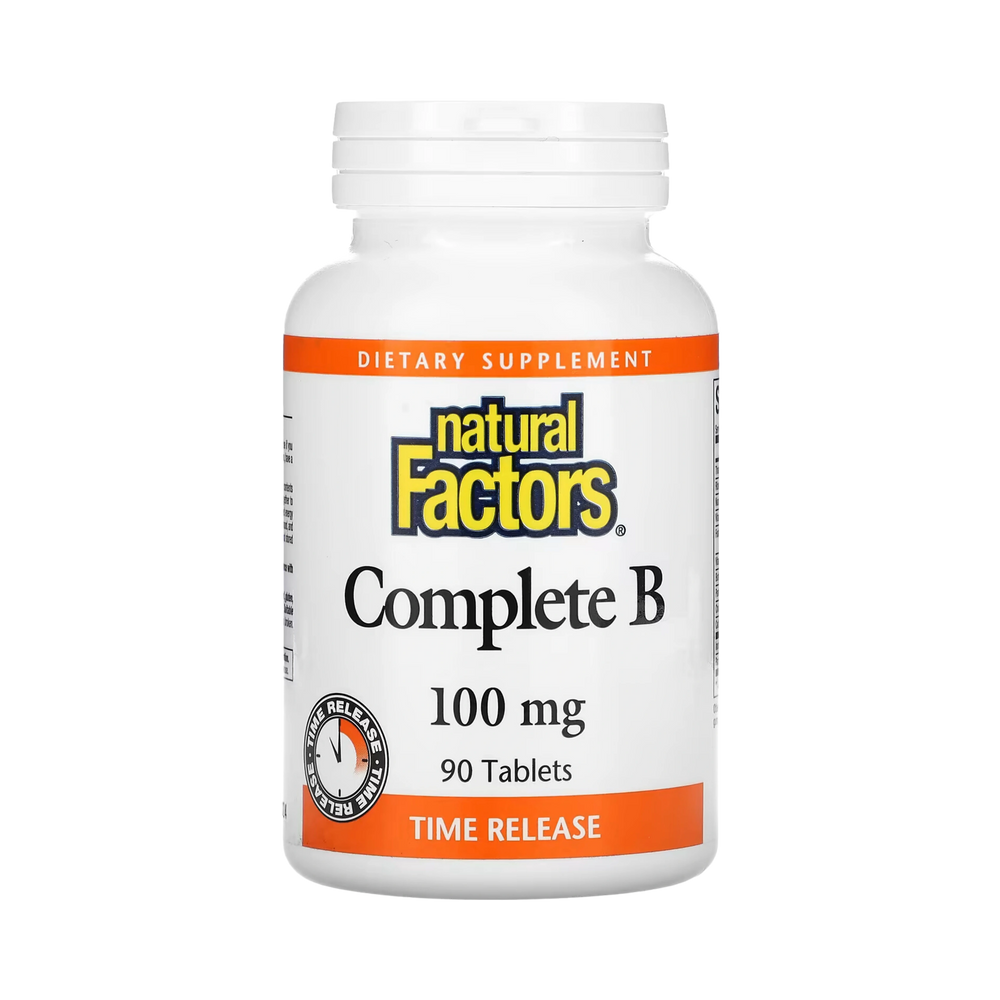 Natural Factors, Complete B, 100 Mg, 90 Tablets