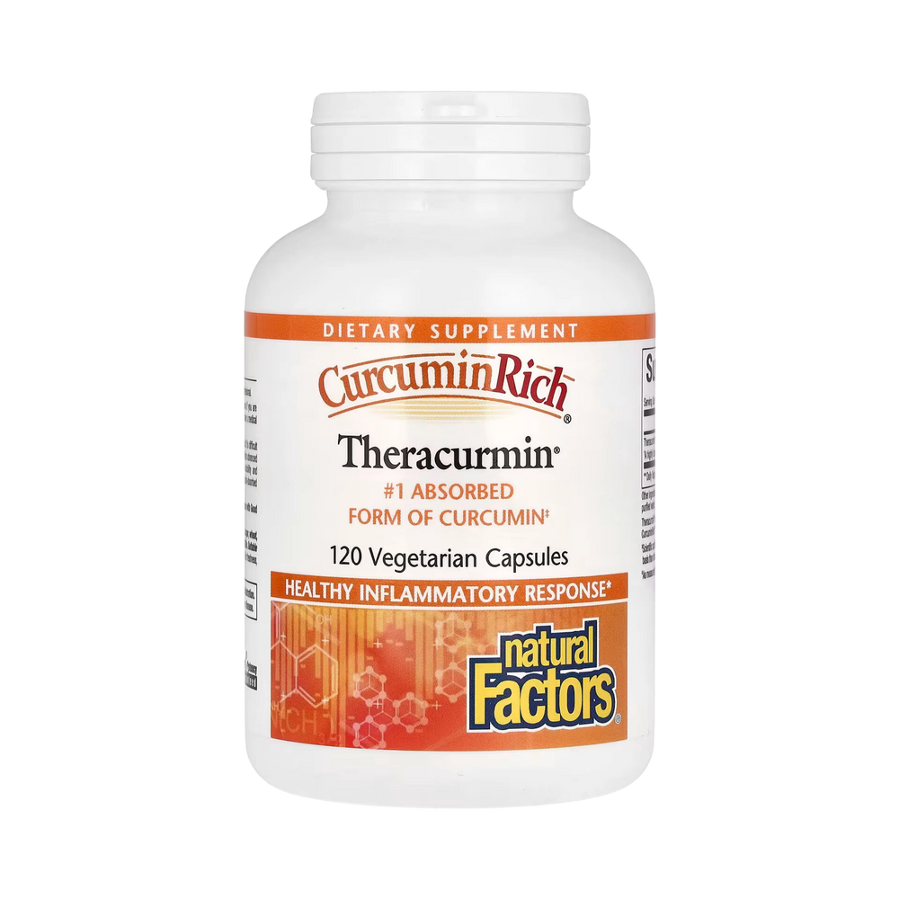 Natural Factors, CurcuminRich, Theracurmin, 120 Vegetarian Capsules