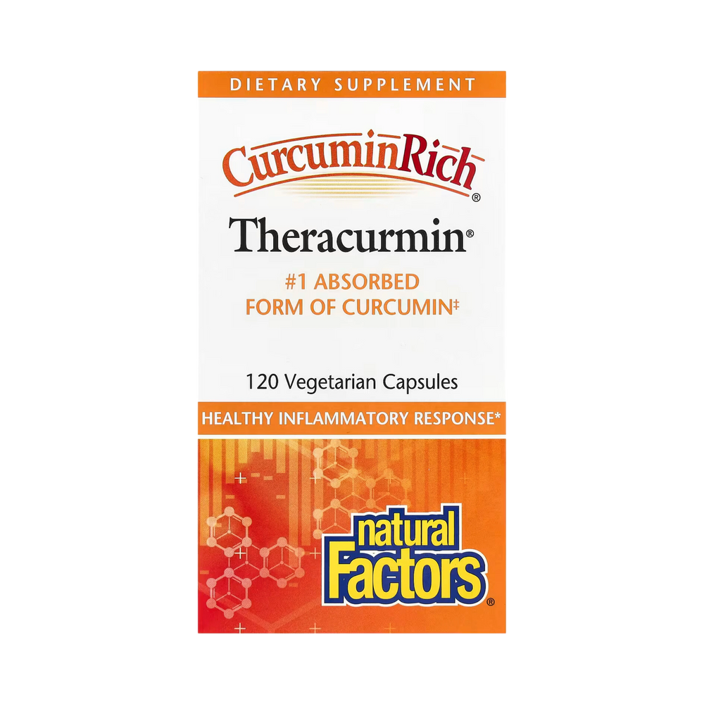 Natural Factors, CurcuminRich, Theracurmin, 120 Vegetarian Capsules