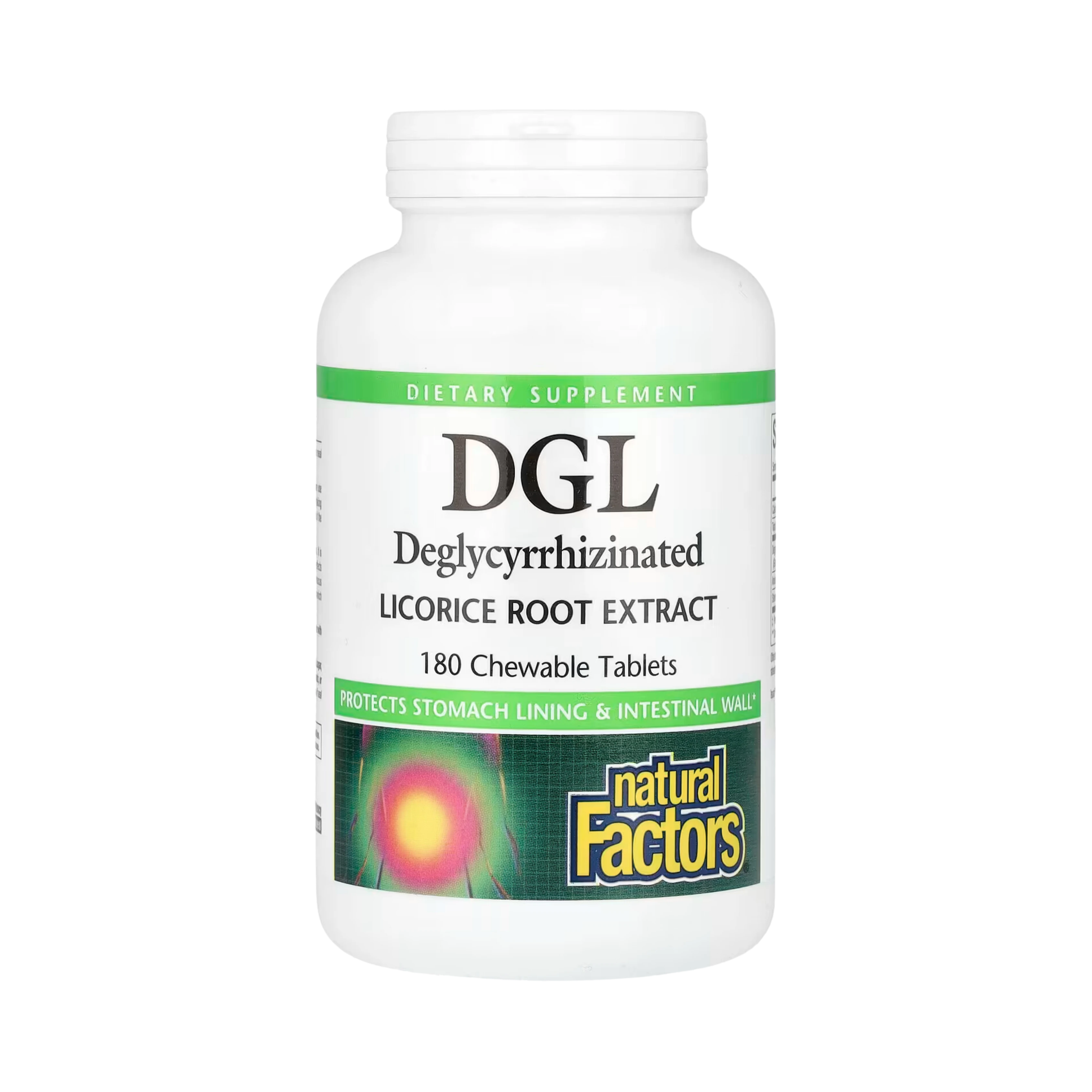 Natural Factors, DGL, Deglycyrrhizinated Licorice Root Extract, 180 Chewable Tablets
