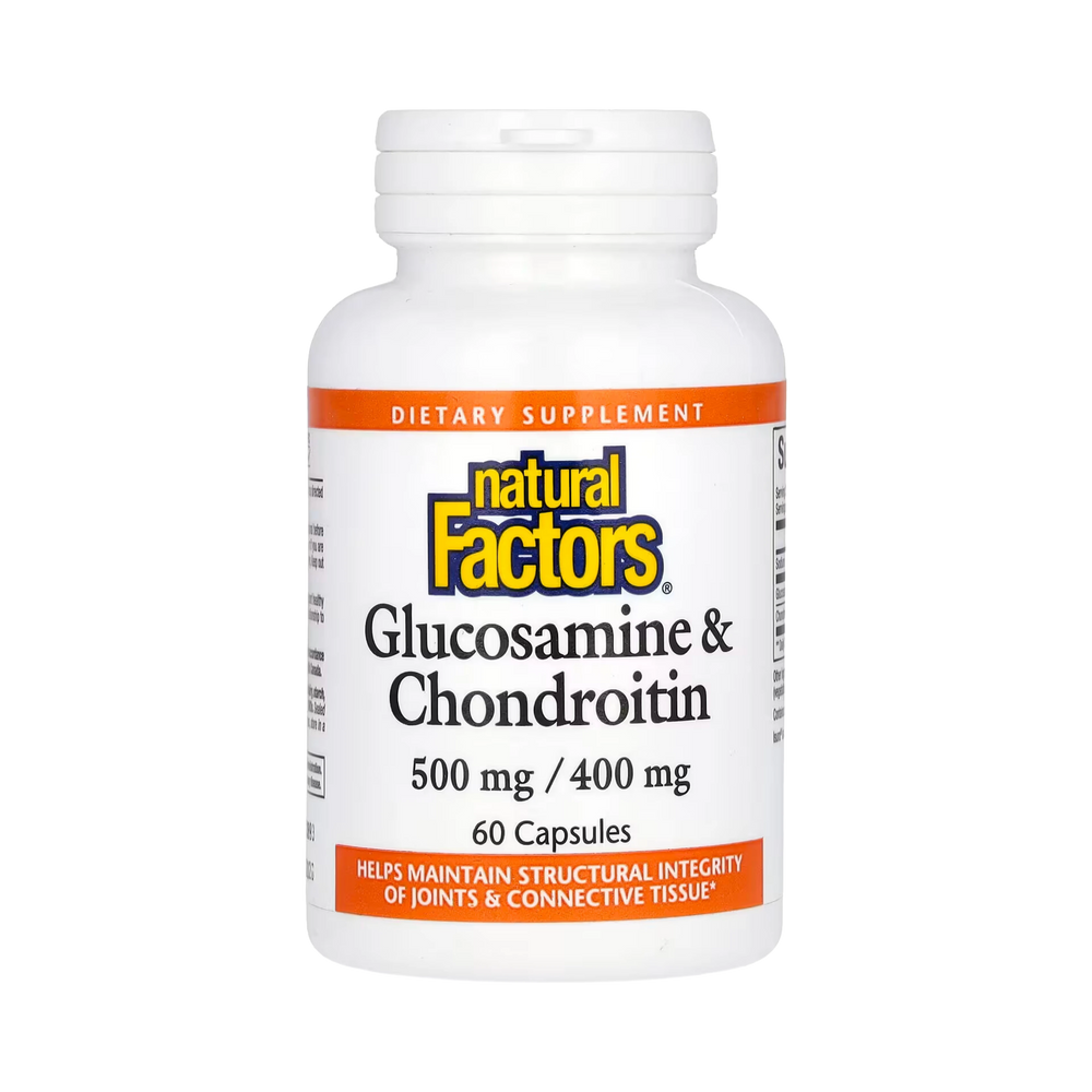 Natural Factors, Glucosamine & Chondroitin, 60 Capsules