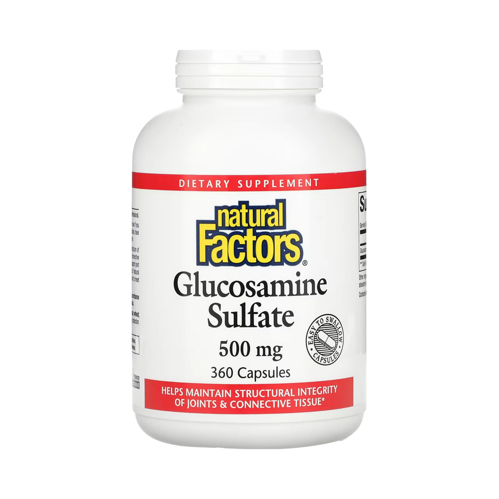 Natural Factors, Glucosamine Sulfate, 500 Mg, 360 Capsules