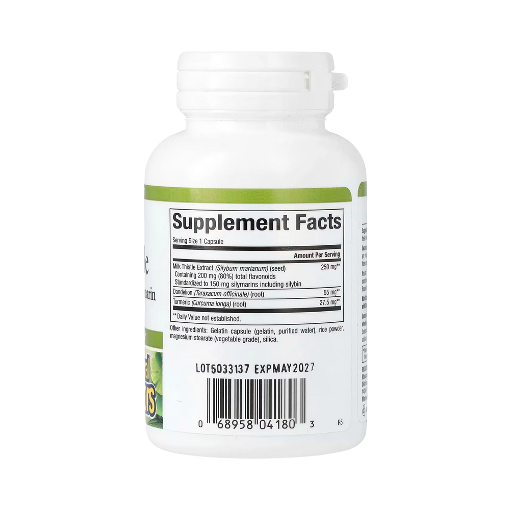 Natural Factors, Herbal Factors, Milk Thistle, 250 Mg, 60 Capsules