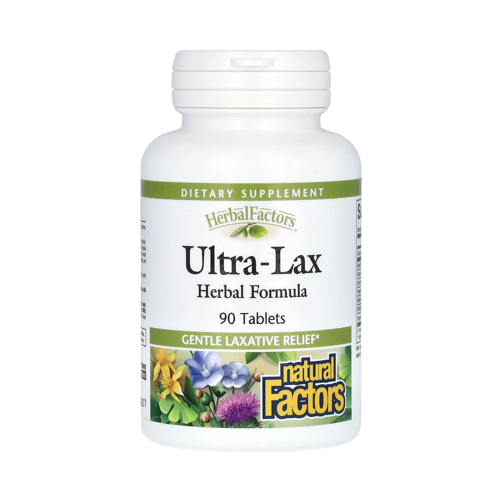 Natural Factors, Herbal Factors, Ultra-Lax, Herbal Formula, 90 Tablets