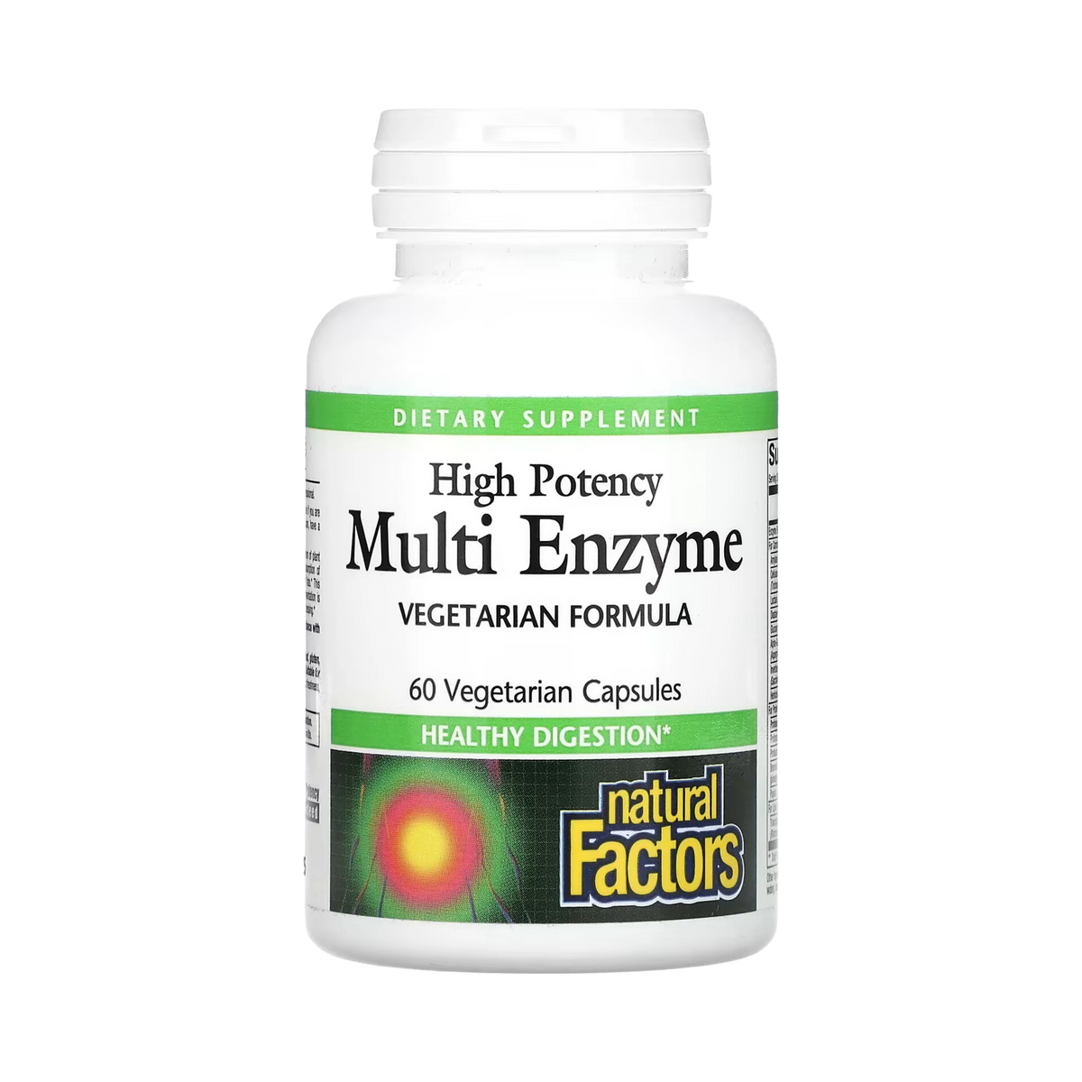 Natural Factors, High Potency Multi Enzyme, 60 Vegetarian Capsules