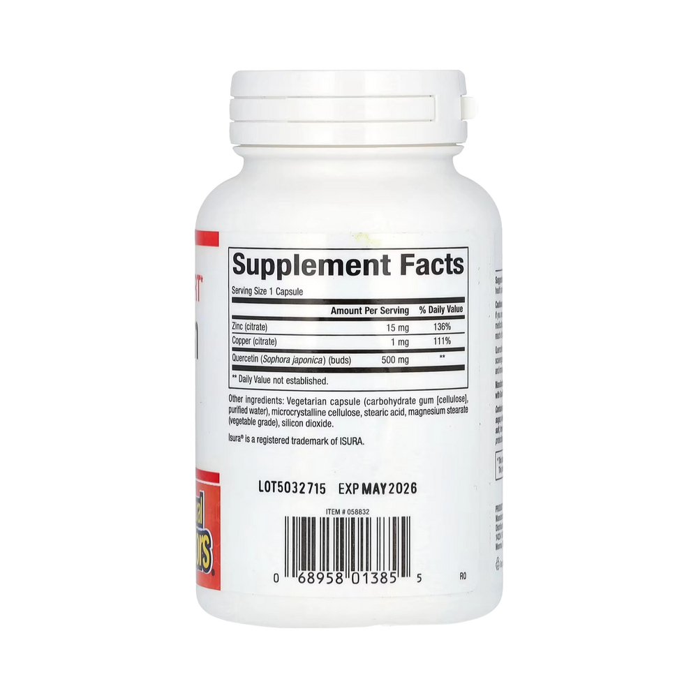 Natural Factors, Immune Support, Quercetin, 500 Mg, 60 Vegetarian Capsules