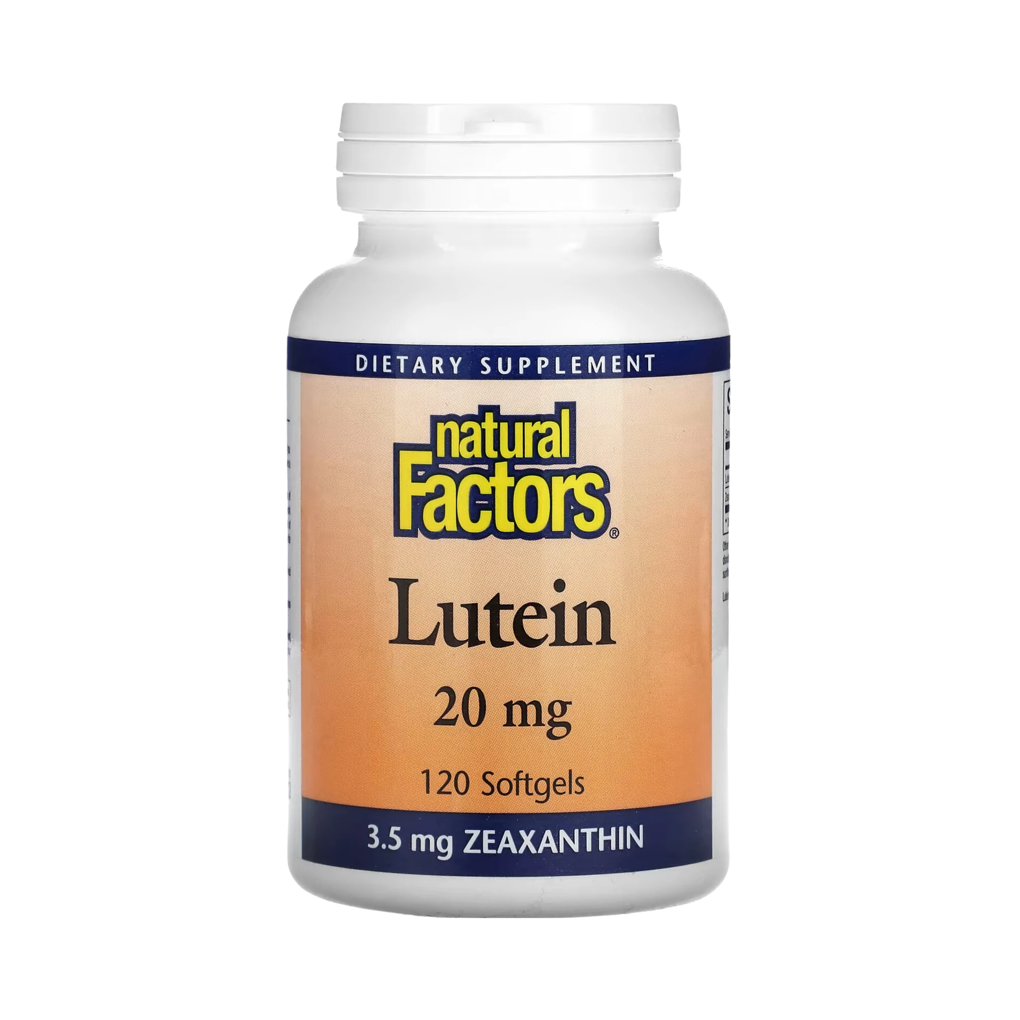 Natural Factors, Lutein, 20 Mg, 120 Softgels