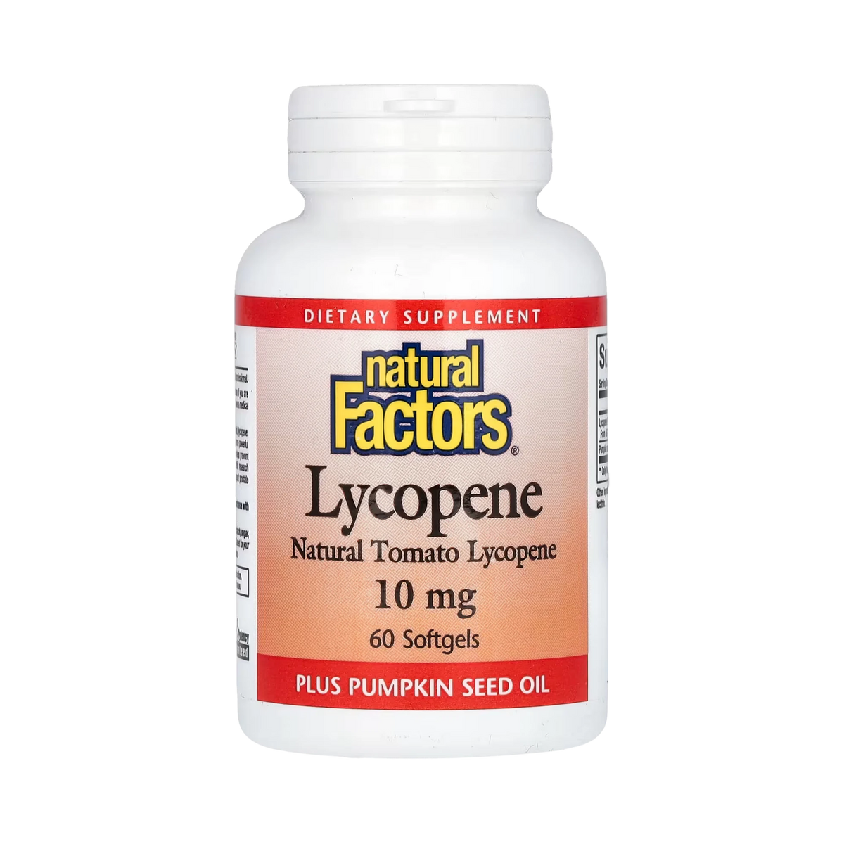 Natural Factors, Lycopene, 10 Mg, 60 Softgels