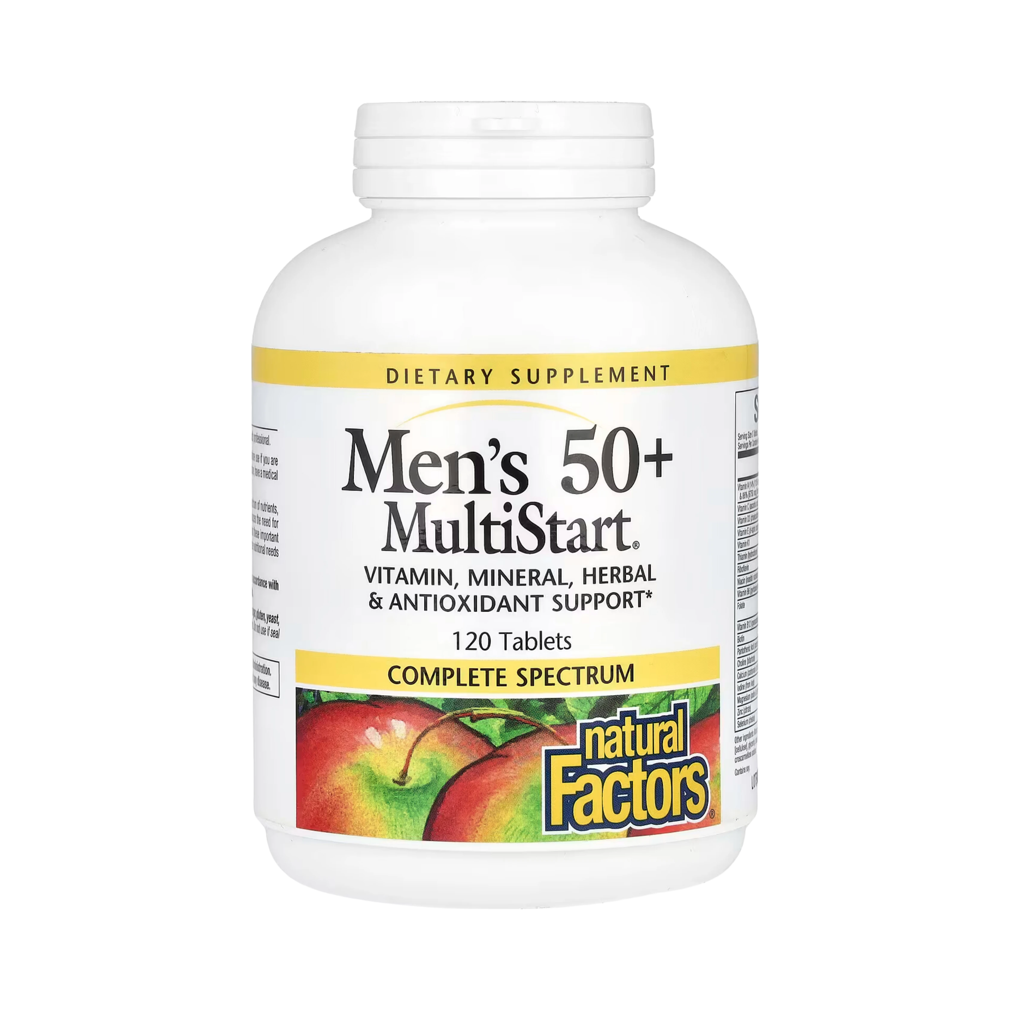 Natural Factors, Men's 50+ MultiStart, 120 Tablets