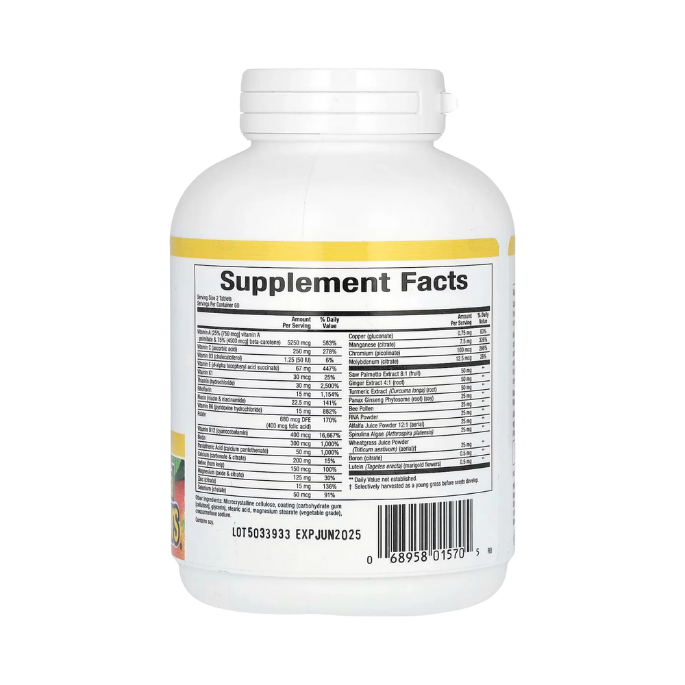 Natural Factors, Men's MultiStart, Vitamin A Day for Men, 120 Tablets