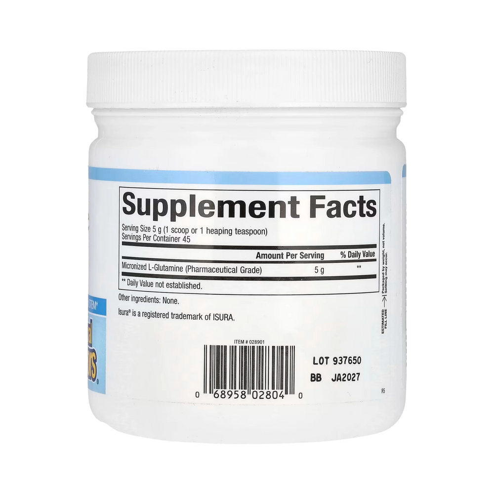 Natural Factors, Micronized L-Glutamine Powder, 8 Oz