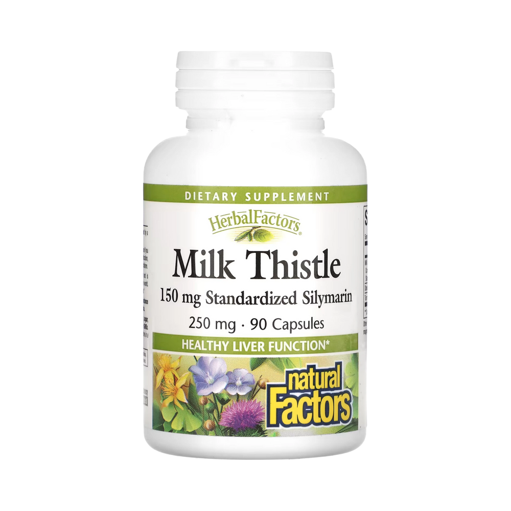 Natural Factors, Milk Thistle, 250 Mg, 90 Capsules