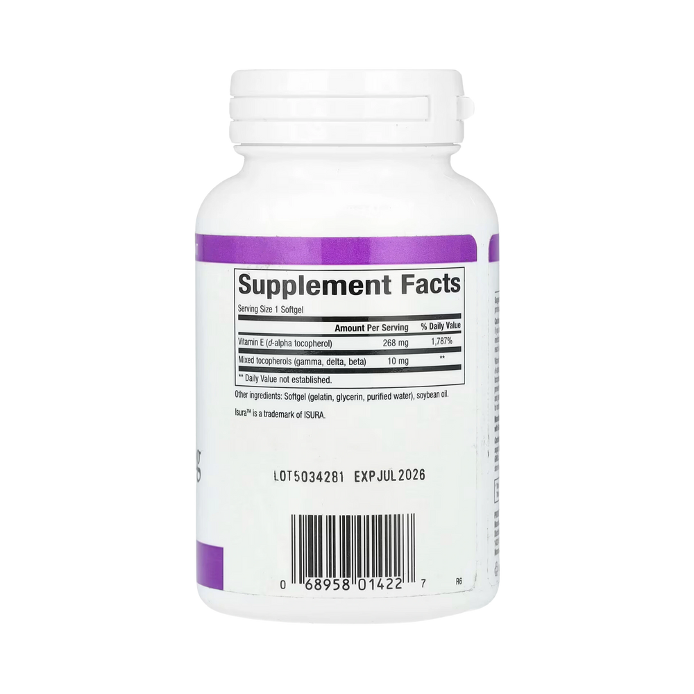 Natural Factors, Mixed Vitamin E, 268 mg (400 IU), 180 Softgels