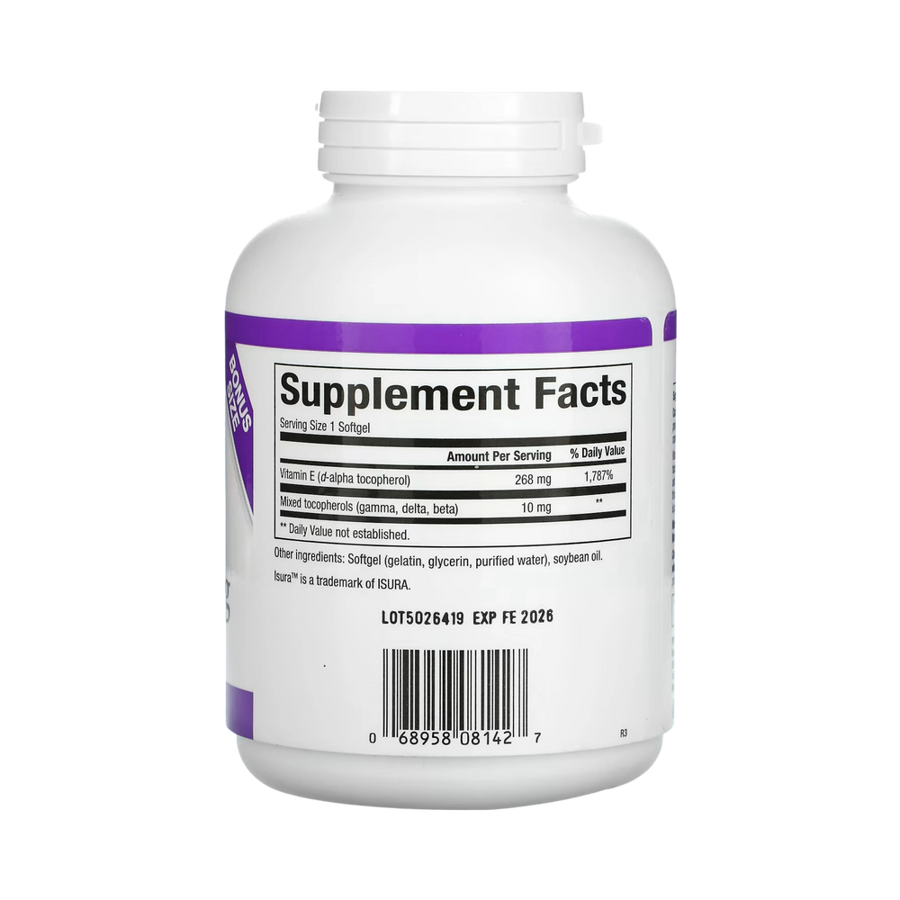 Natural Factors, Mixed Vitamin E, 268 mg (400 IU), 240 Softgels