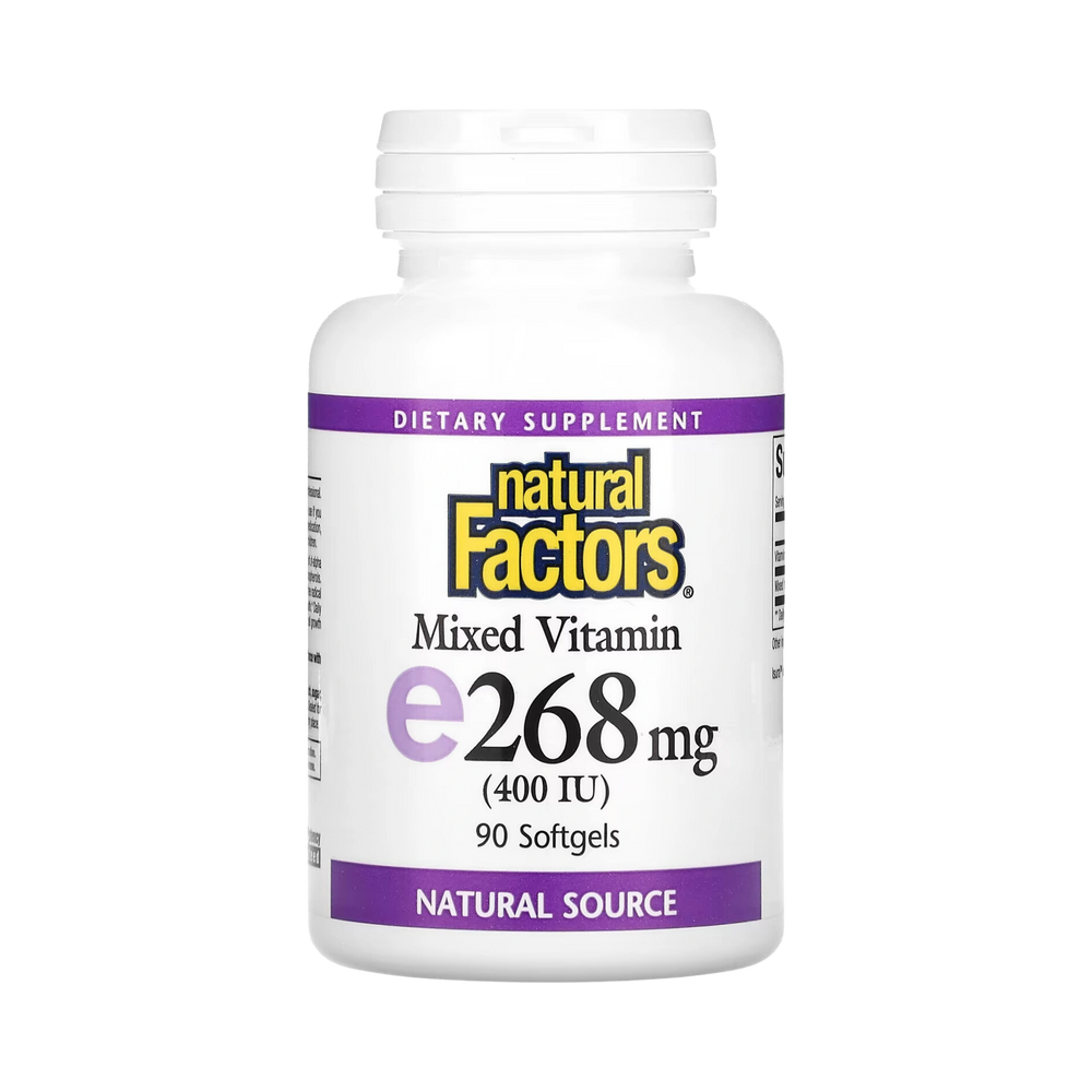 Natural Factors, Mixed Vitamin E, 268 mg (400 IU), 90 Softgels