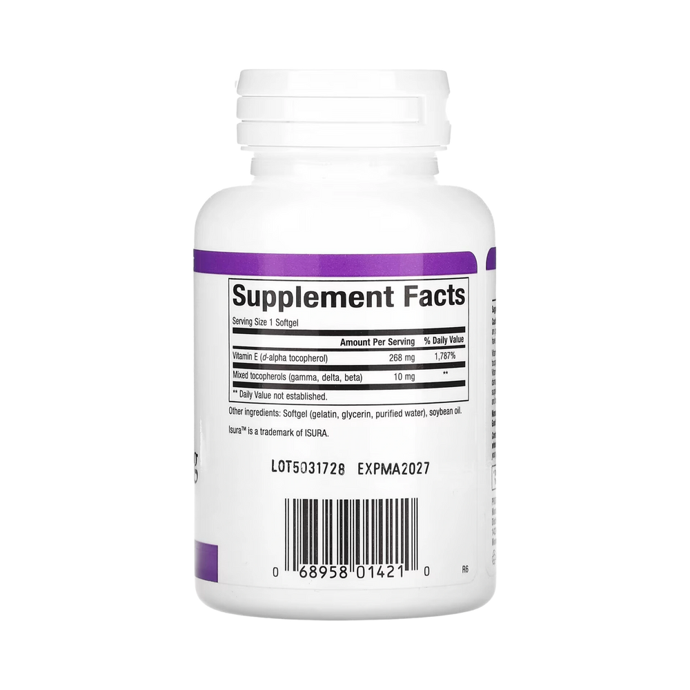 Natural Factors, Mixed Vitamin E, 268 mg (400 IU), 90 Softgels