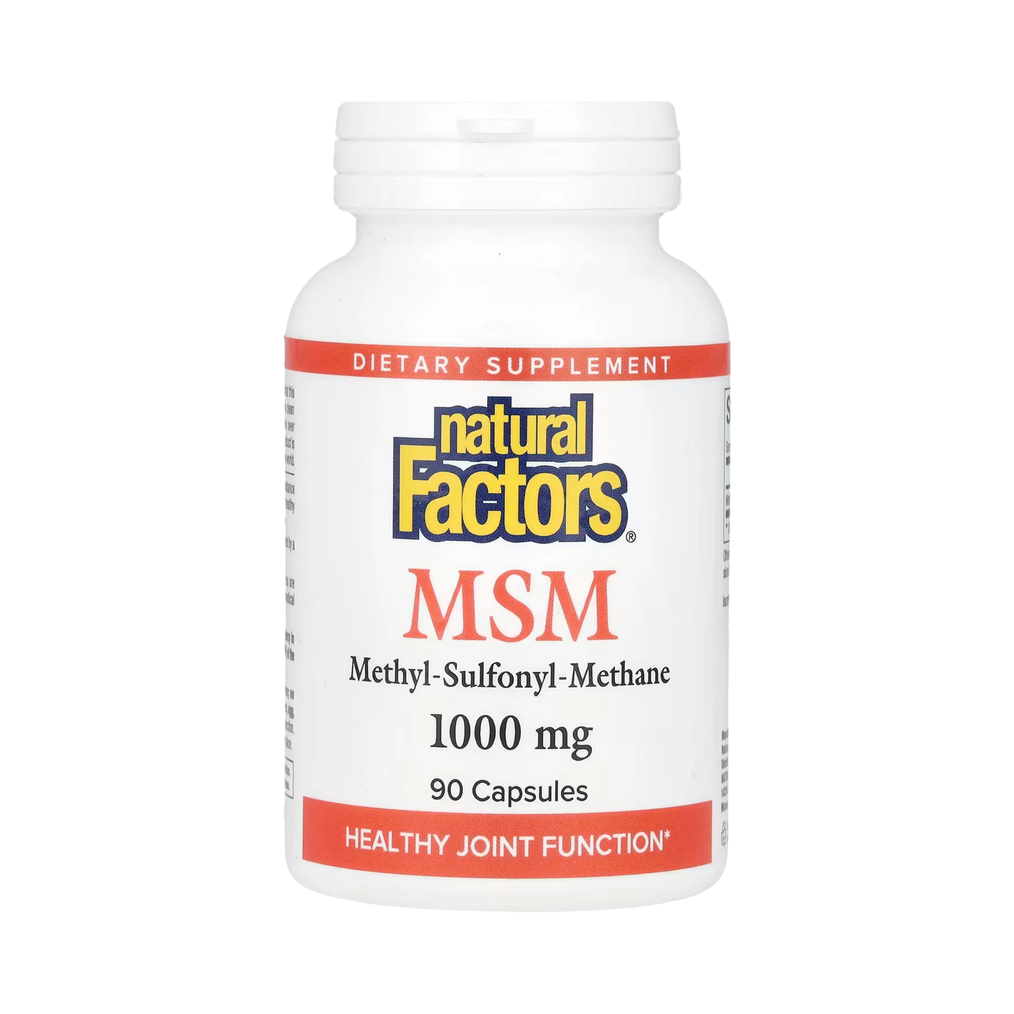 Natural Factors, MSM, 1,000 Mg, 90 Capsules