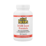 Natural Factors, MSM Joint Formula with Glucosamine & Chondroitin Sulfate, 180 Capsules