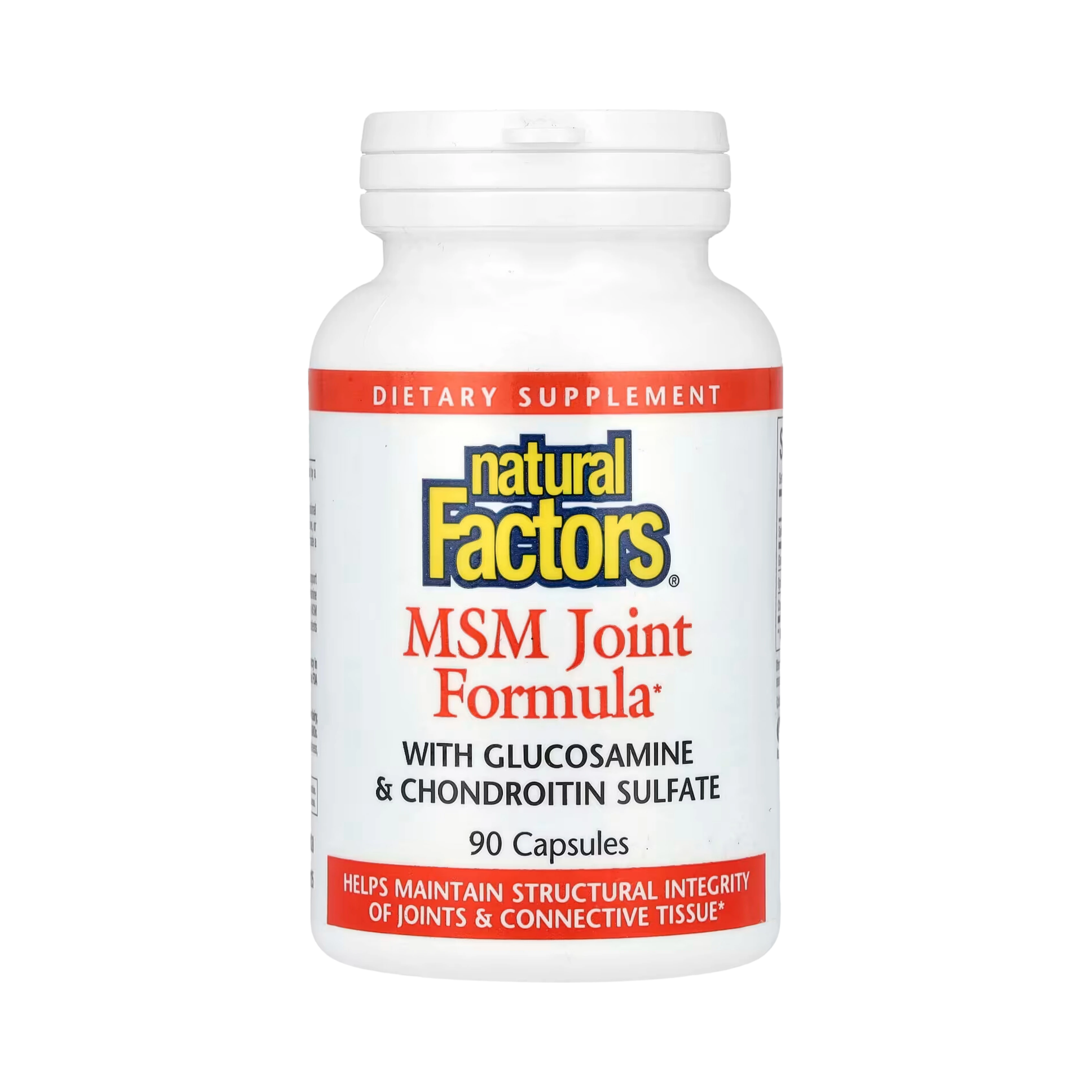 Natural Factors, MSM Joint Formula with Glucosamine & Chondroitin Sulfate, 90 Capsules