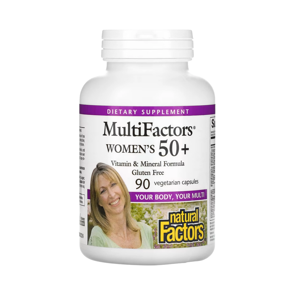Natural Factors, MultiFactors, Women's 50+, 90 Vegetarian Capsules