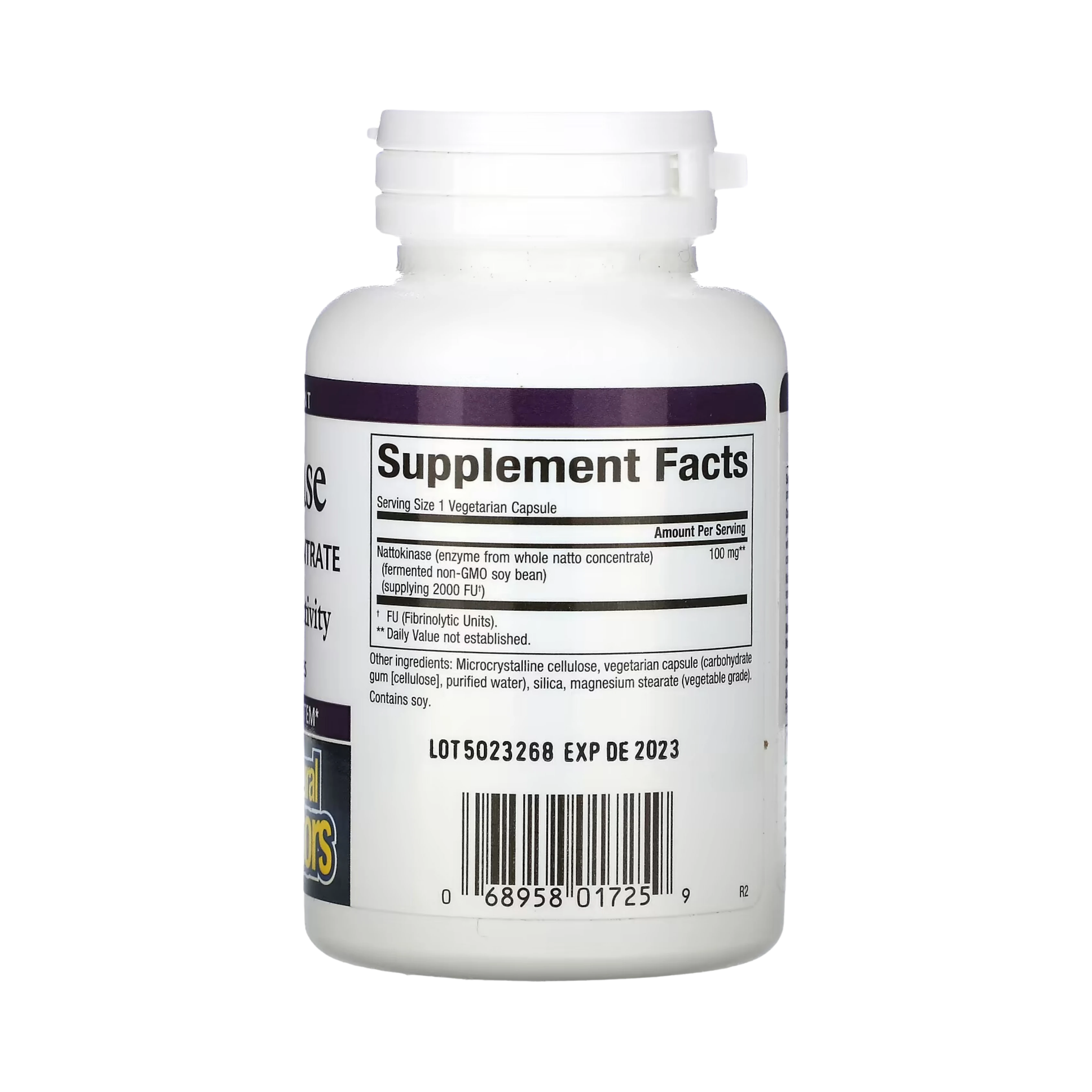 Natural Factors, Nattokinase, 100 Mg, 60 Vegetarian Capsules