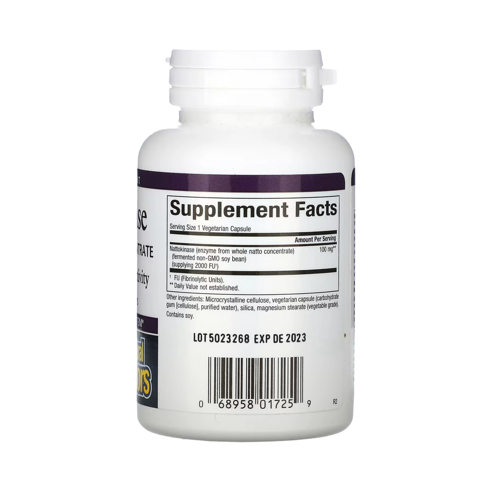 Natural Factors, Nattokinase, 100 Mg, 60 Vegetarian Capsules