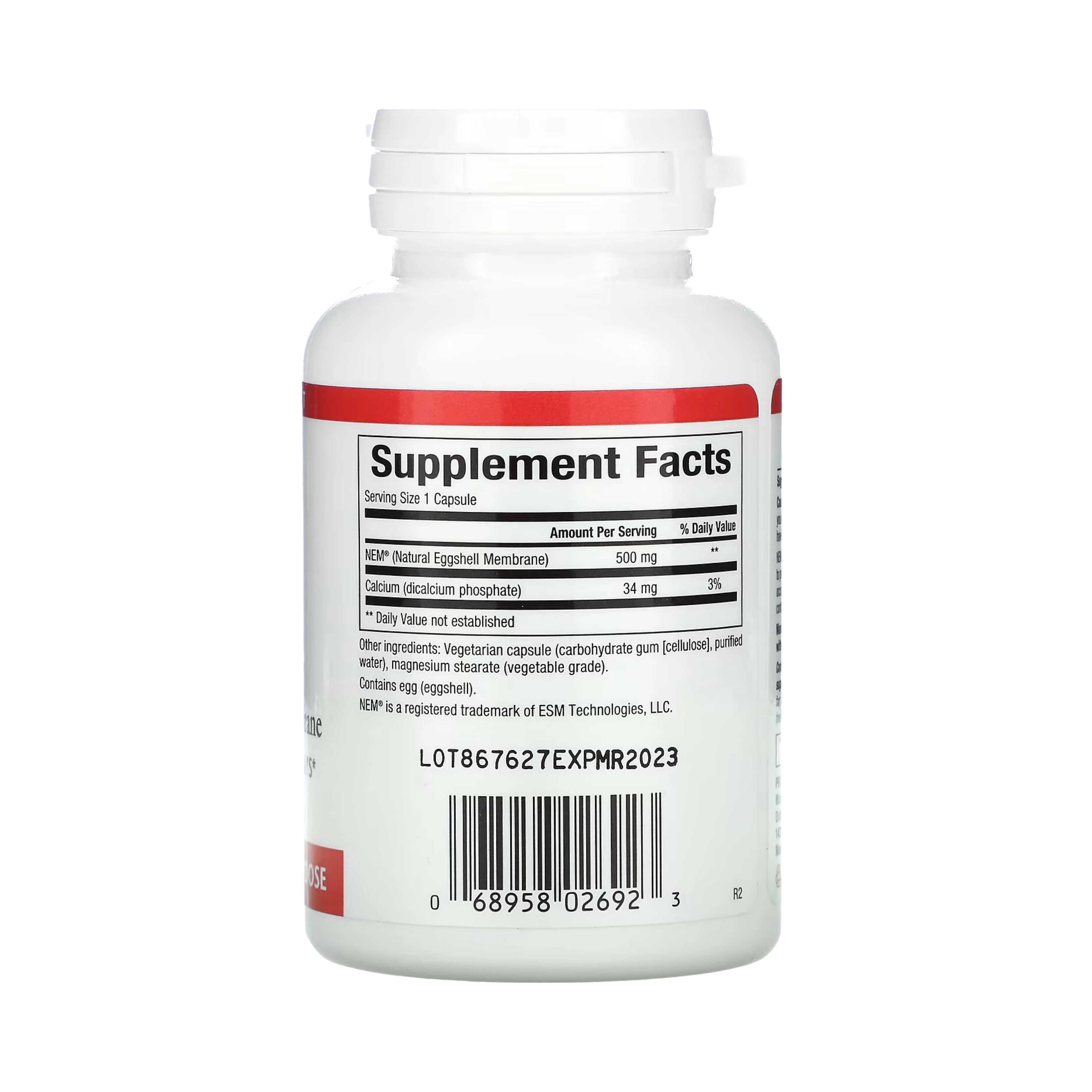 Natural Factors, NEM, Natural Eggshell Membrane, 30 Vegetarian Capsules