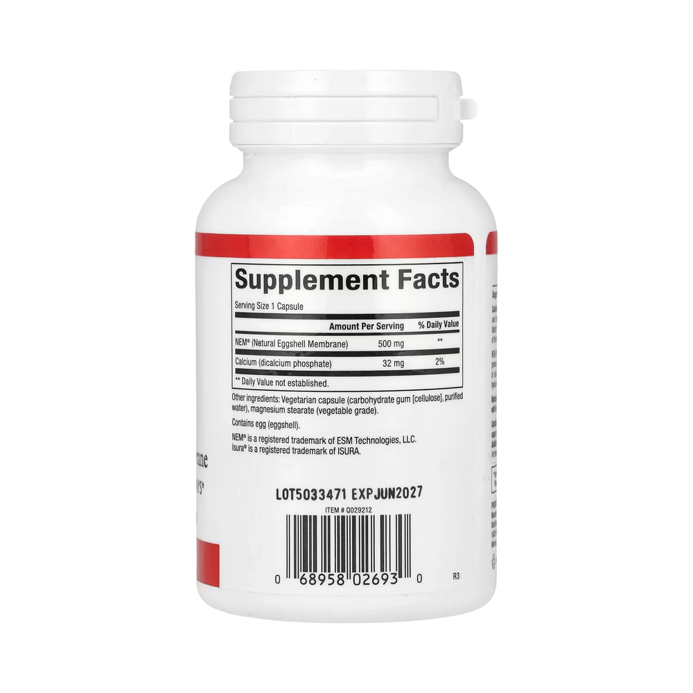 Natural Factors, NEM, Natural Eggshell Membrane, 60 Vegetarian Capsules