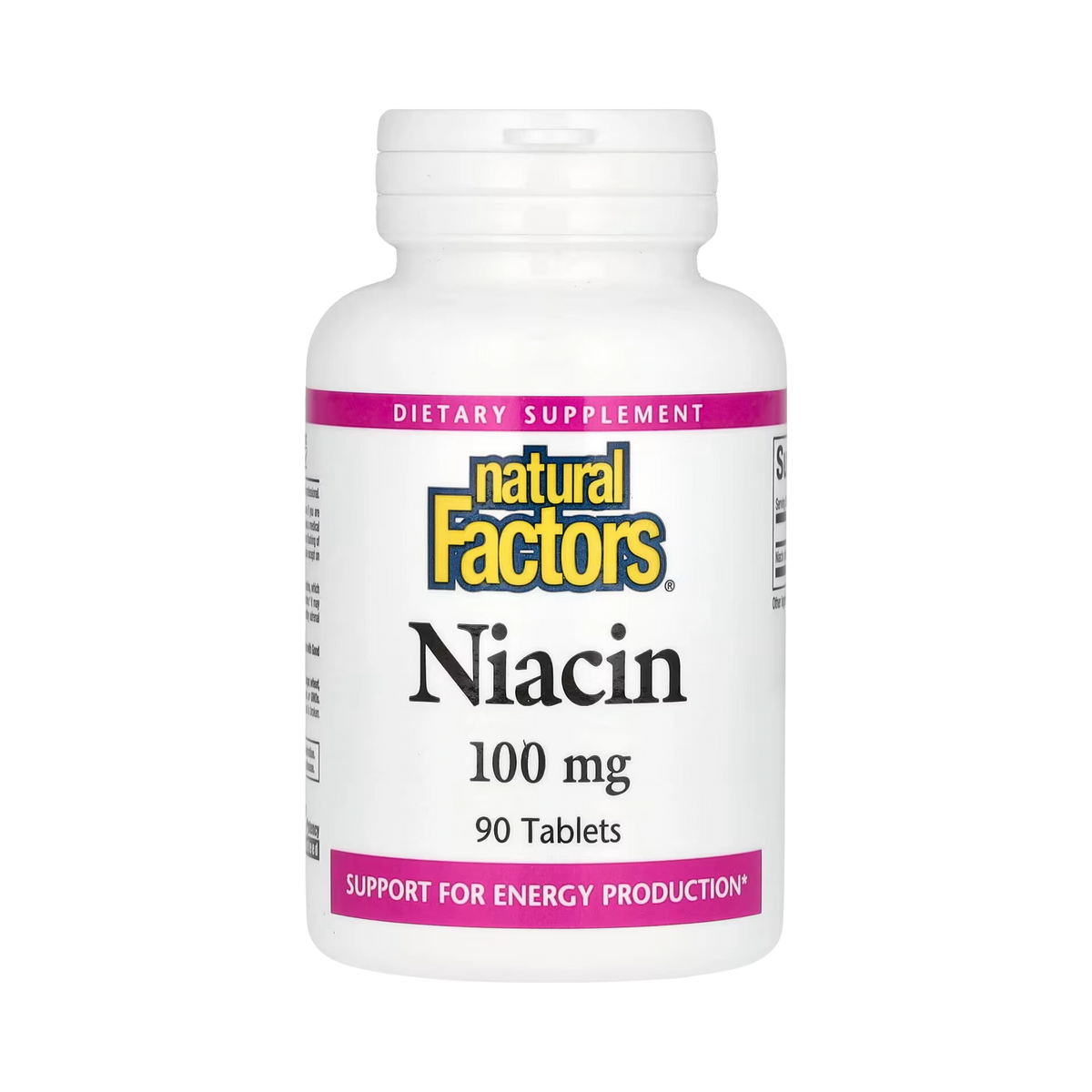 Natural Factors, Niacin, 100 Mg, 90 Tablets
