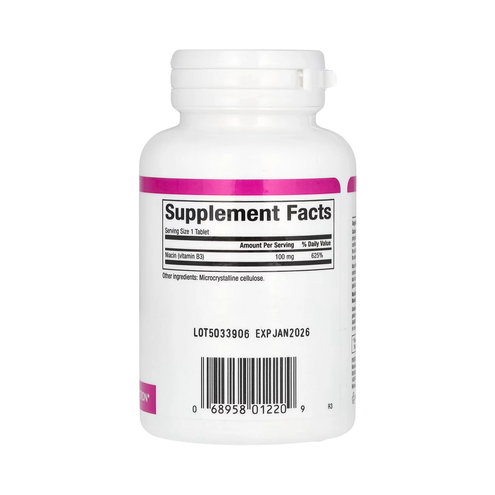 Natural Factors, Niacin, 100 Mg, 90 Tablets