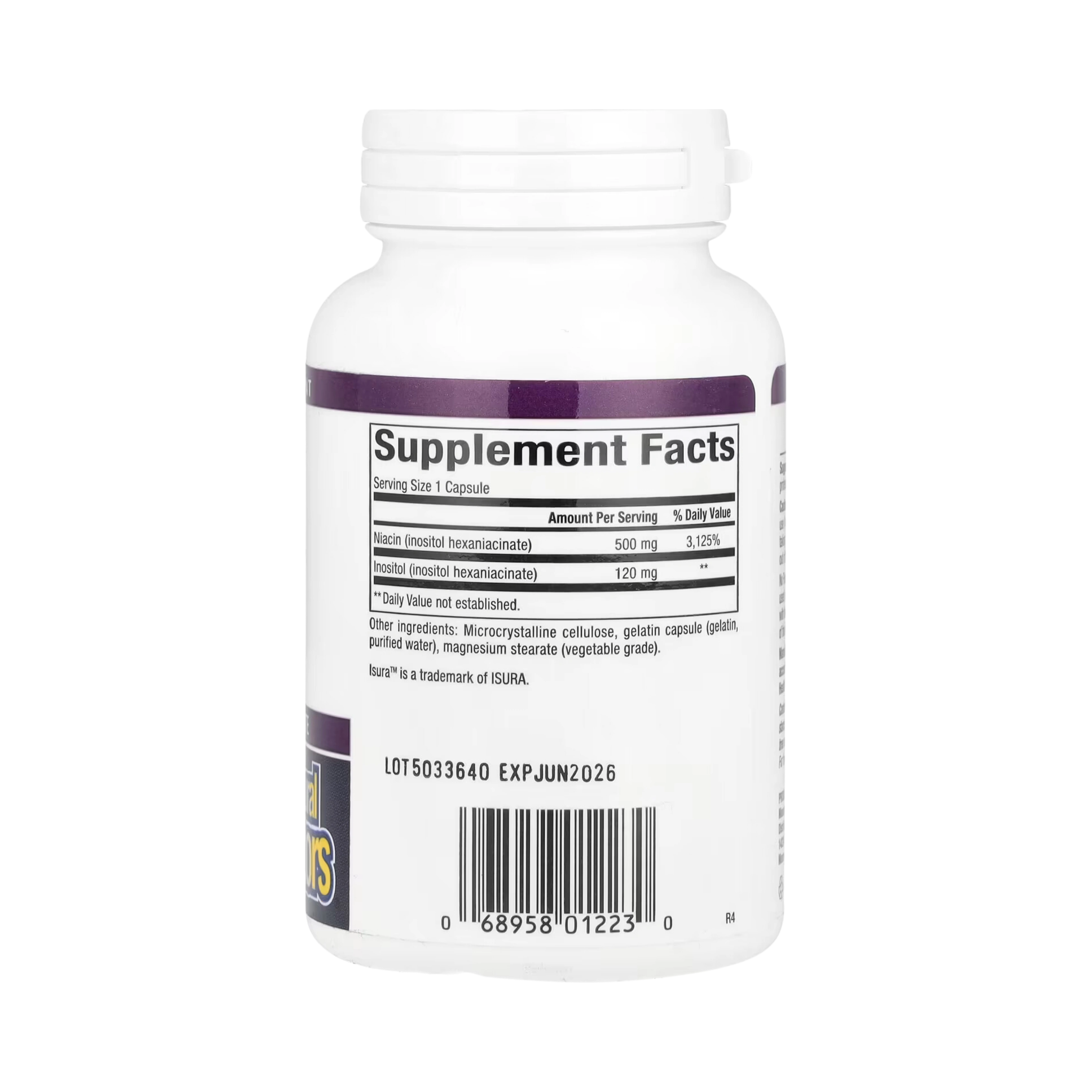 Natural Factors, Niacin, No Flush, 500 Mg, 90 Capsules