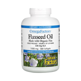 Natural Factors, OmegaFactors, Flaxseed Oil, 1000 Mg, 360 Softgels