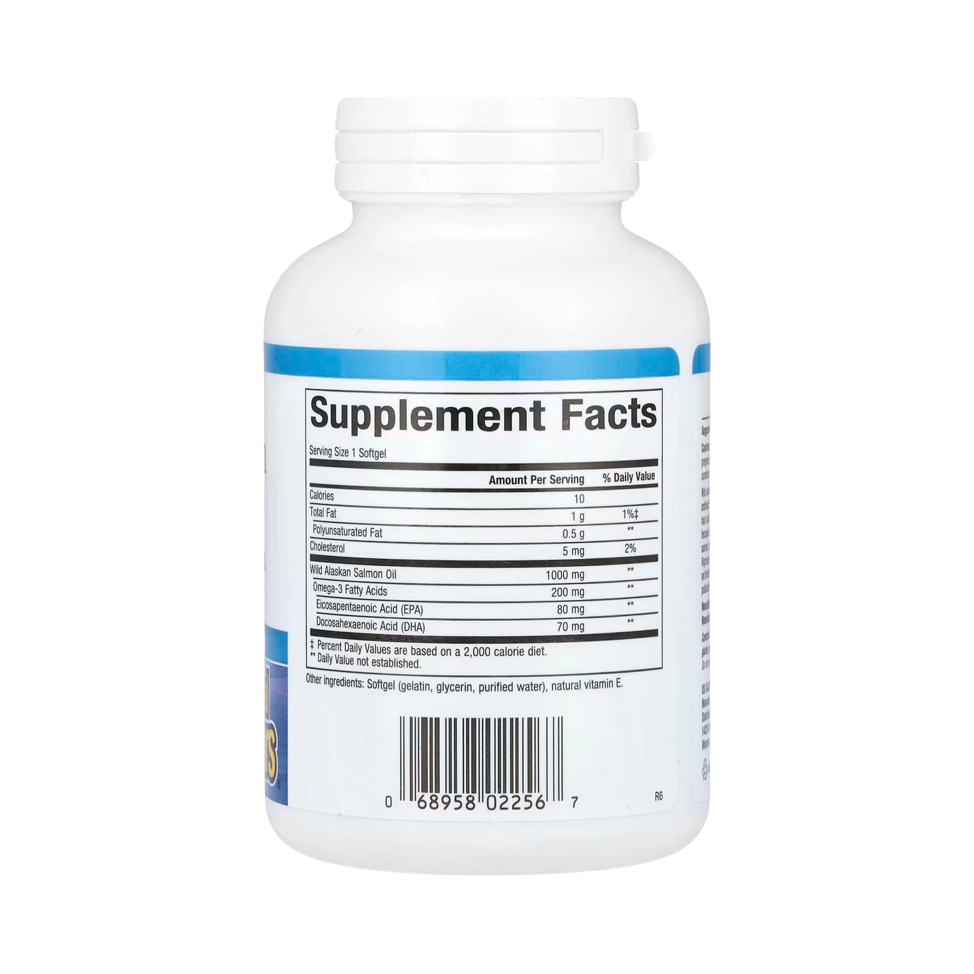 Natural Factors, OmegaFactors, Wild Alaskan Salmon Oil, 1,000 Mg, 90 Softgels