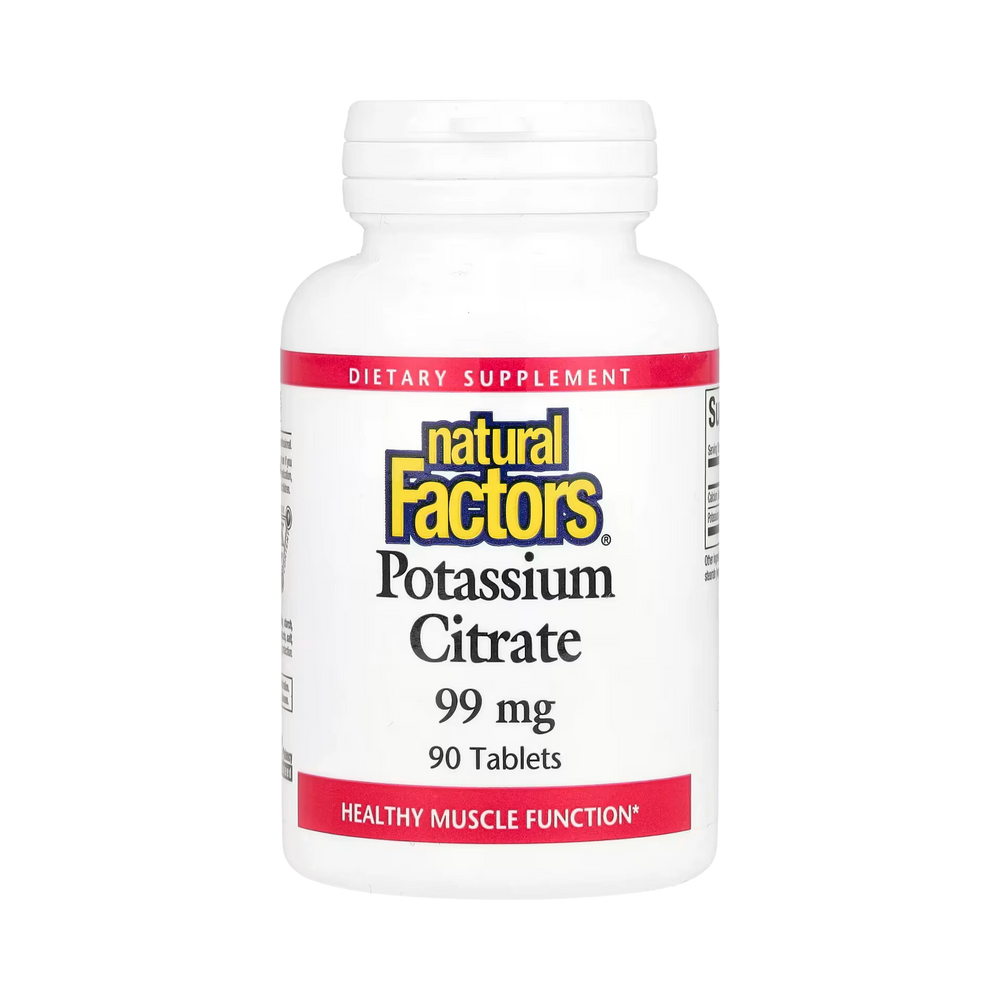 Natural Factors, Potassium Citrate, 99 Mg, 90 Tablets