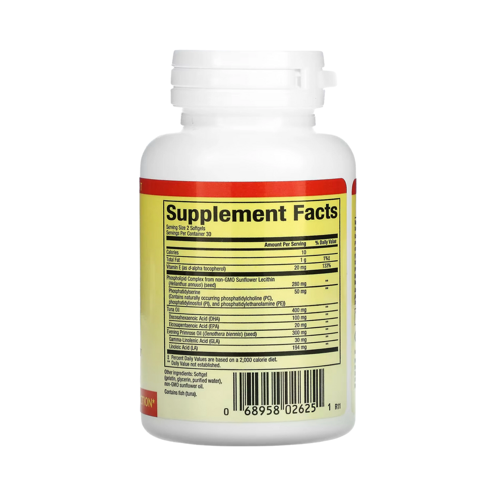 Natural Factors, PS - IQ Memory, 60 Softgels