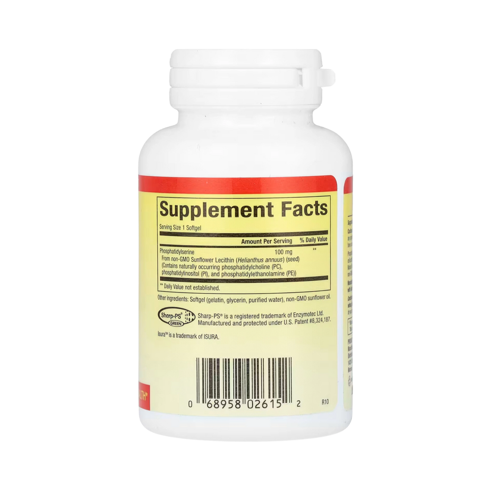 Natural Factors, PS, Phosphatidylserine, 100 Mg, 30 Softgels