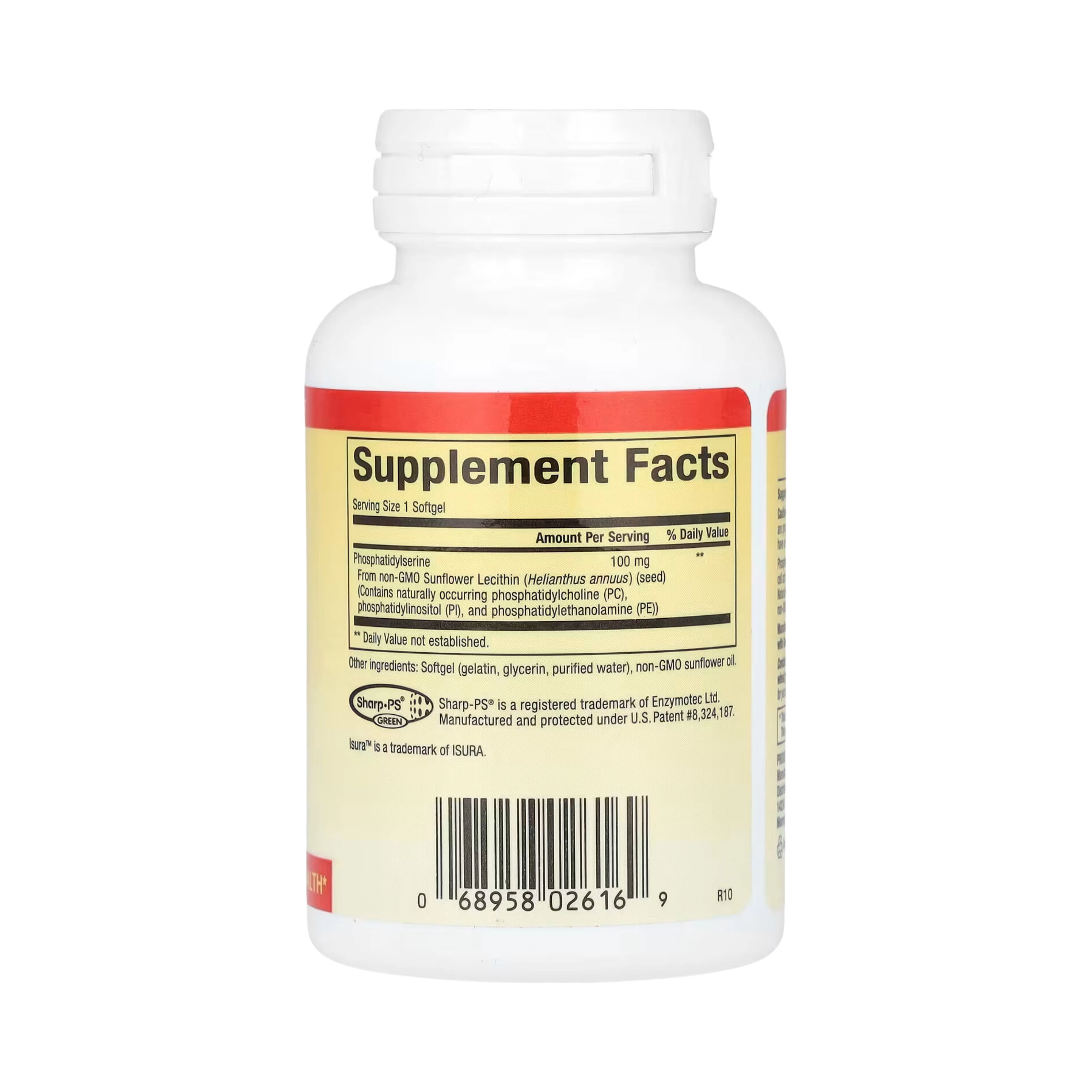 Natural Factors, PS Phosphatidylserine, 100 Mg, 60 Softgels